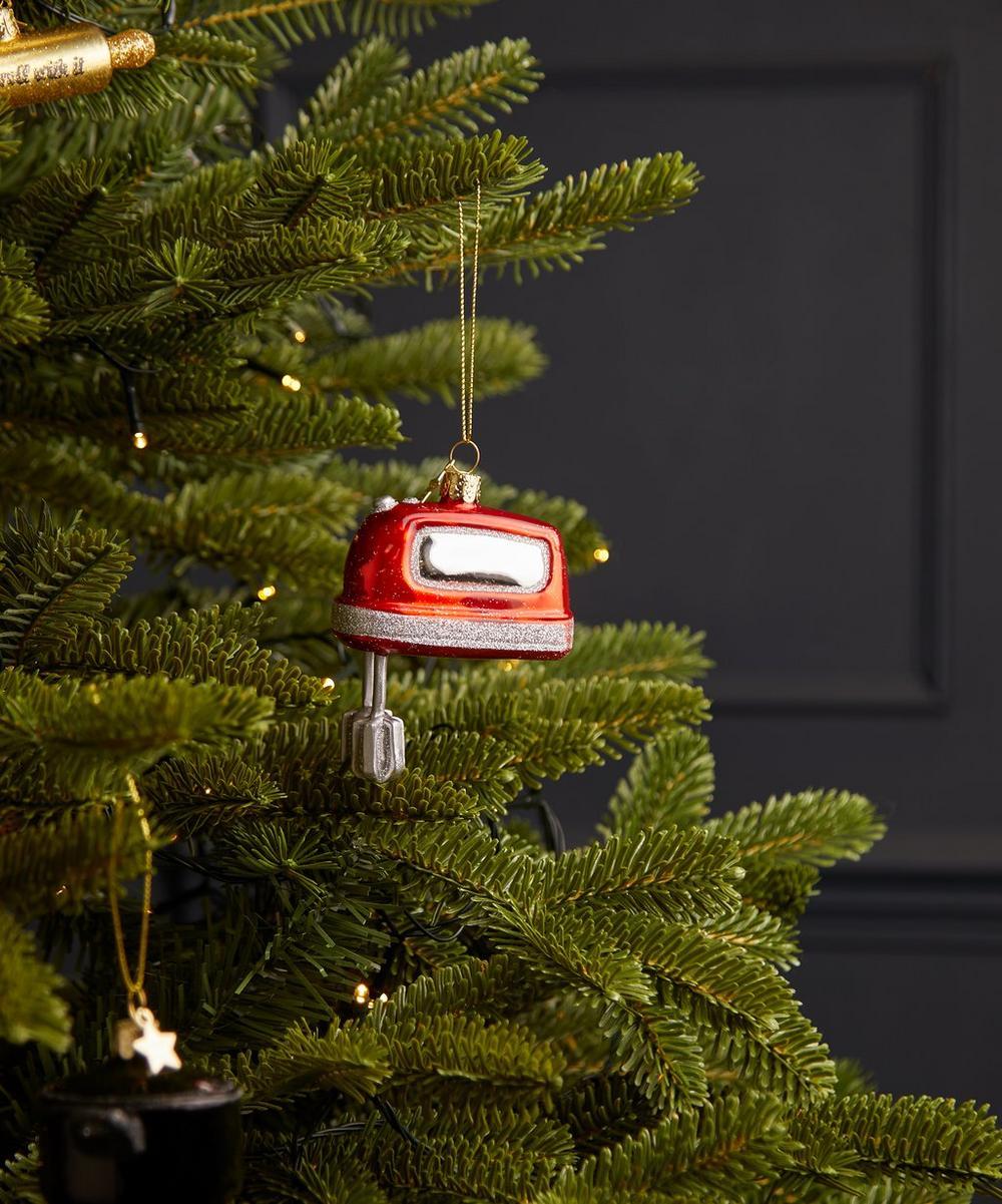 liberty london Christmas Kitchen Mixer Glass Ornament