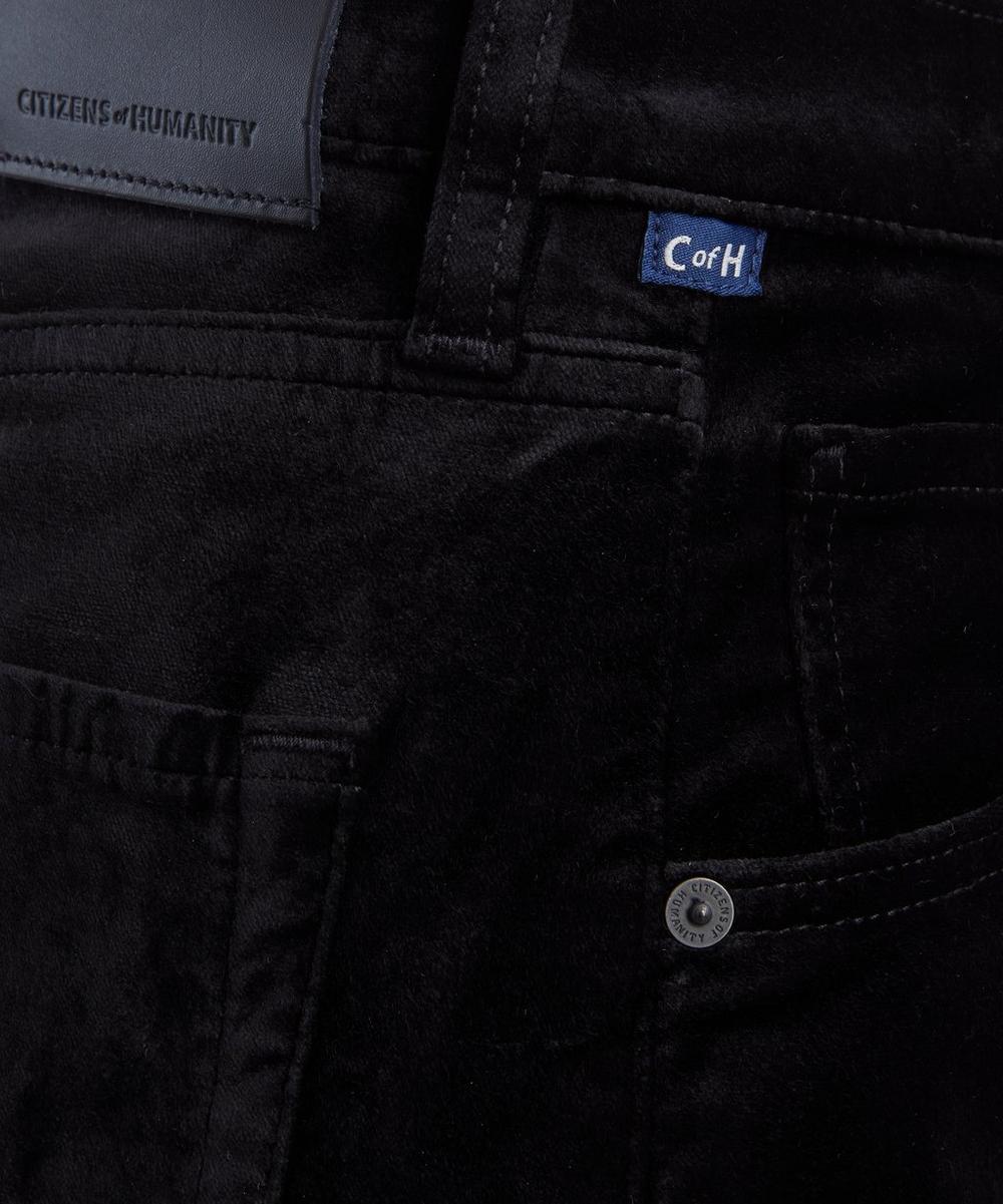 Liberty London Citizens Of Humanity Ayla Baggy Velvet Trousers