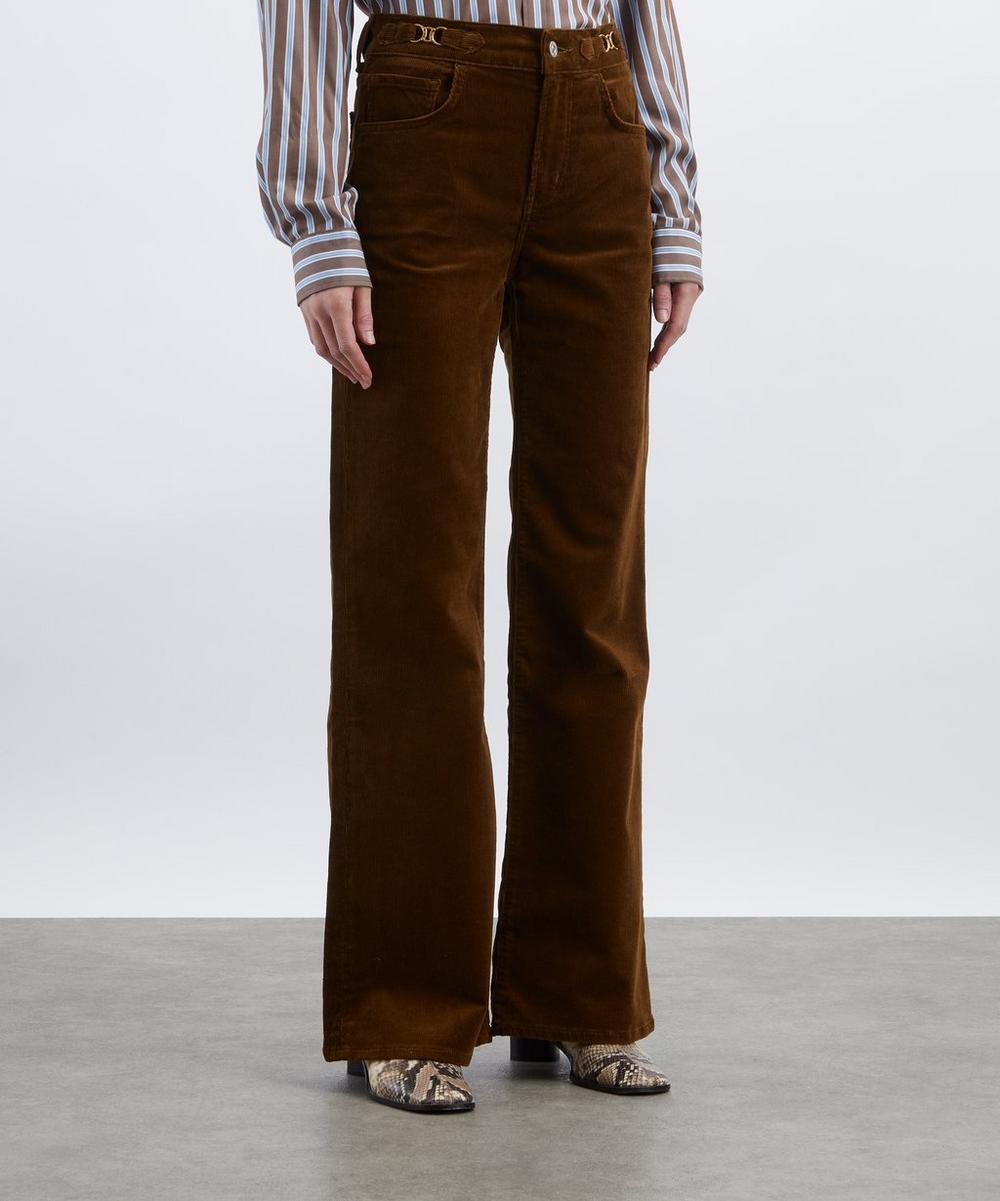 Liberty London Citizens Of Humanity Kimberley Horsebit Corduroy Flared Jeans