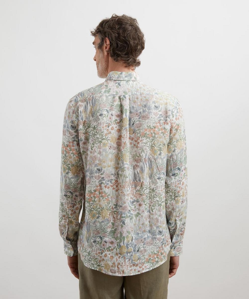 Liberty London Classic Fit Hemp Shirt In Faria Flowers