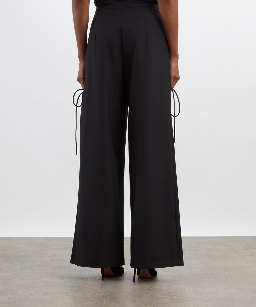 Liberty London Clea Carlos Side Tie Wide Leg Trousers