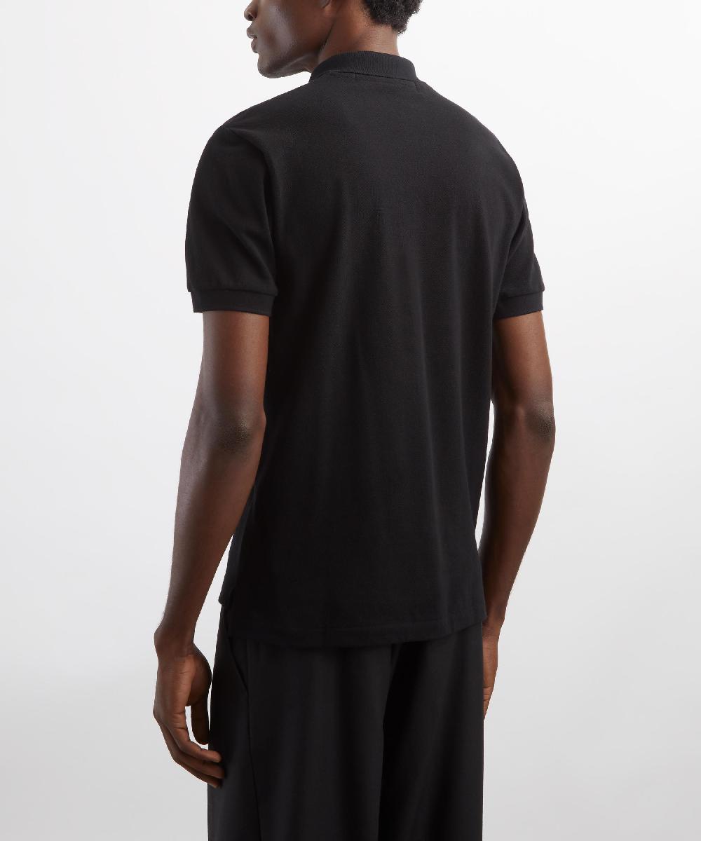 Liberty London Comme Des Garçons Play Red Heart Logo Polo Shirt