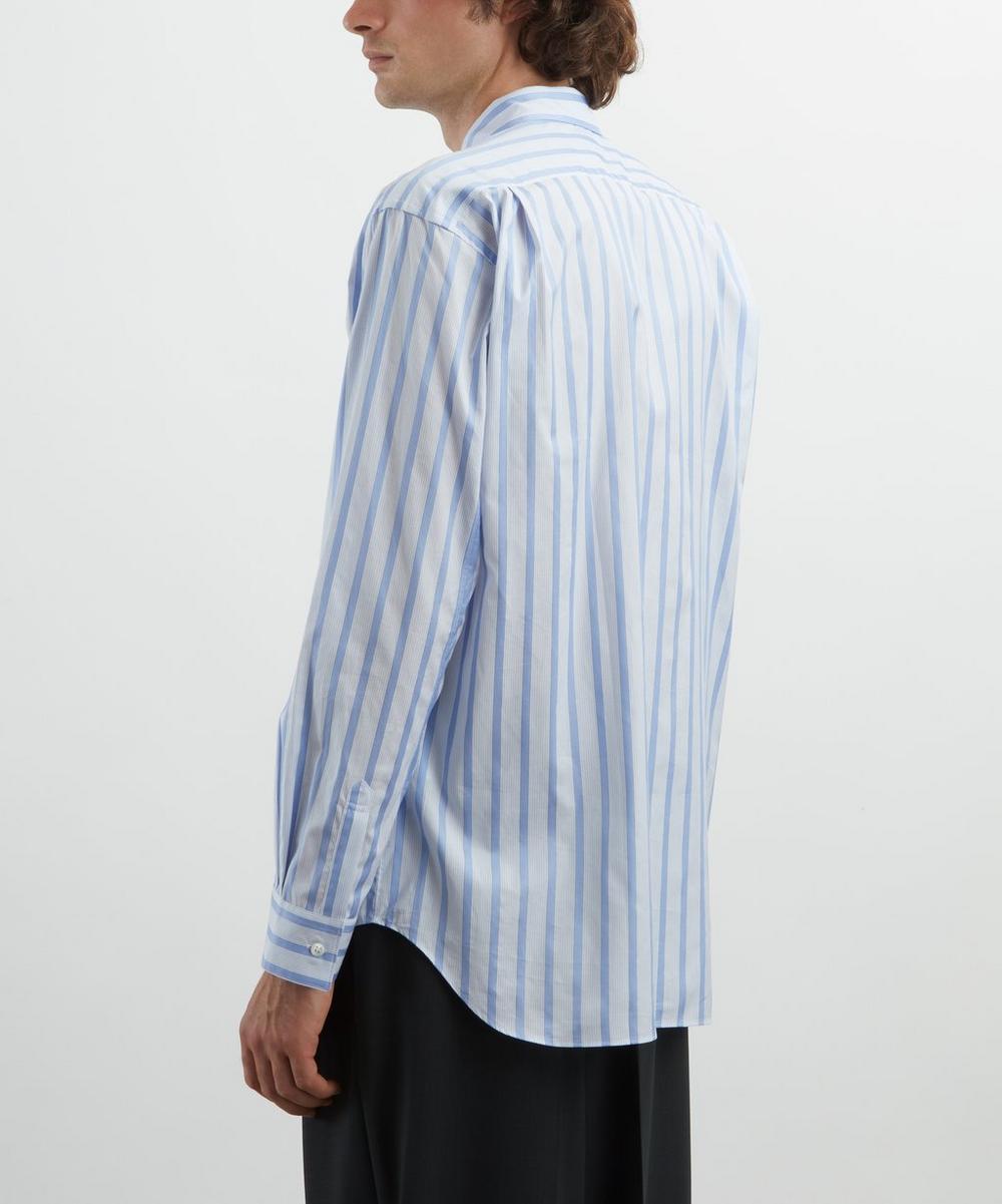 Liberty London Comme Des Garçons Shirt Striped Football Scarf Shirt