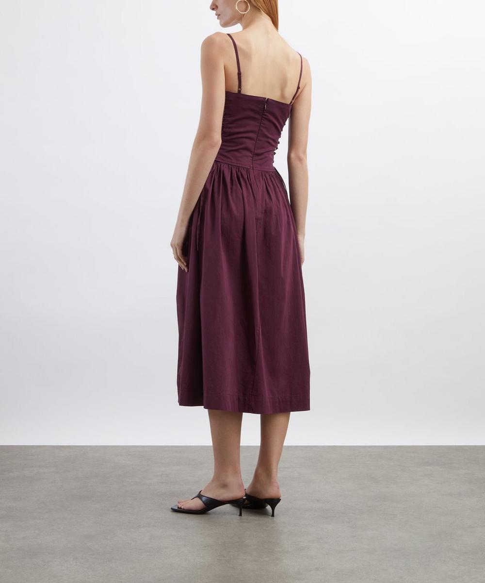Liberty London Damson Madder Angelina Fig Midi Dress