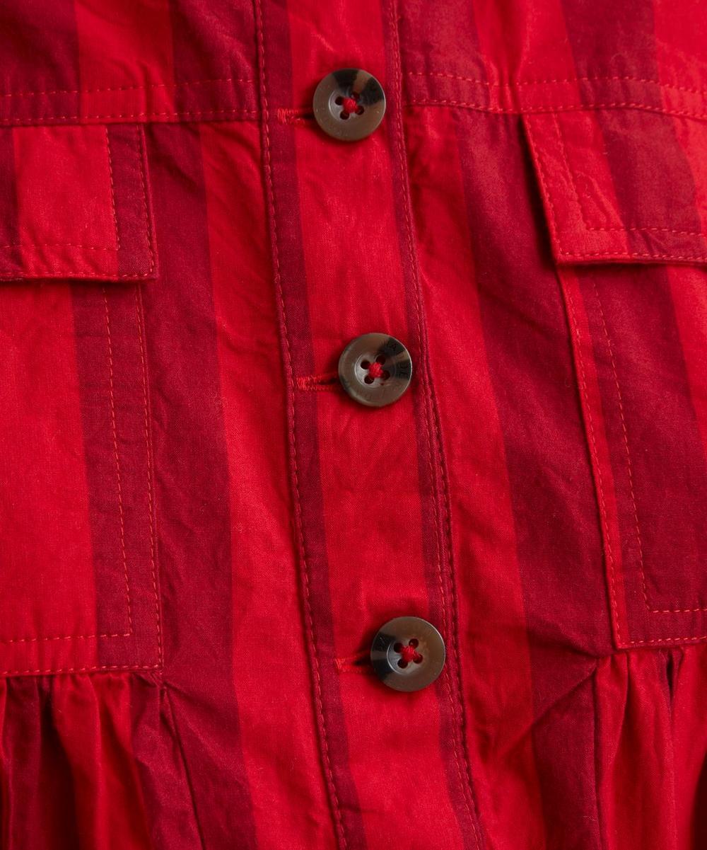 Liberty London Damson Madder Charlize Red Stripe Blouse