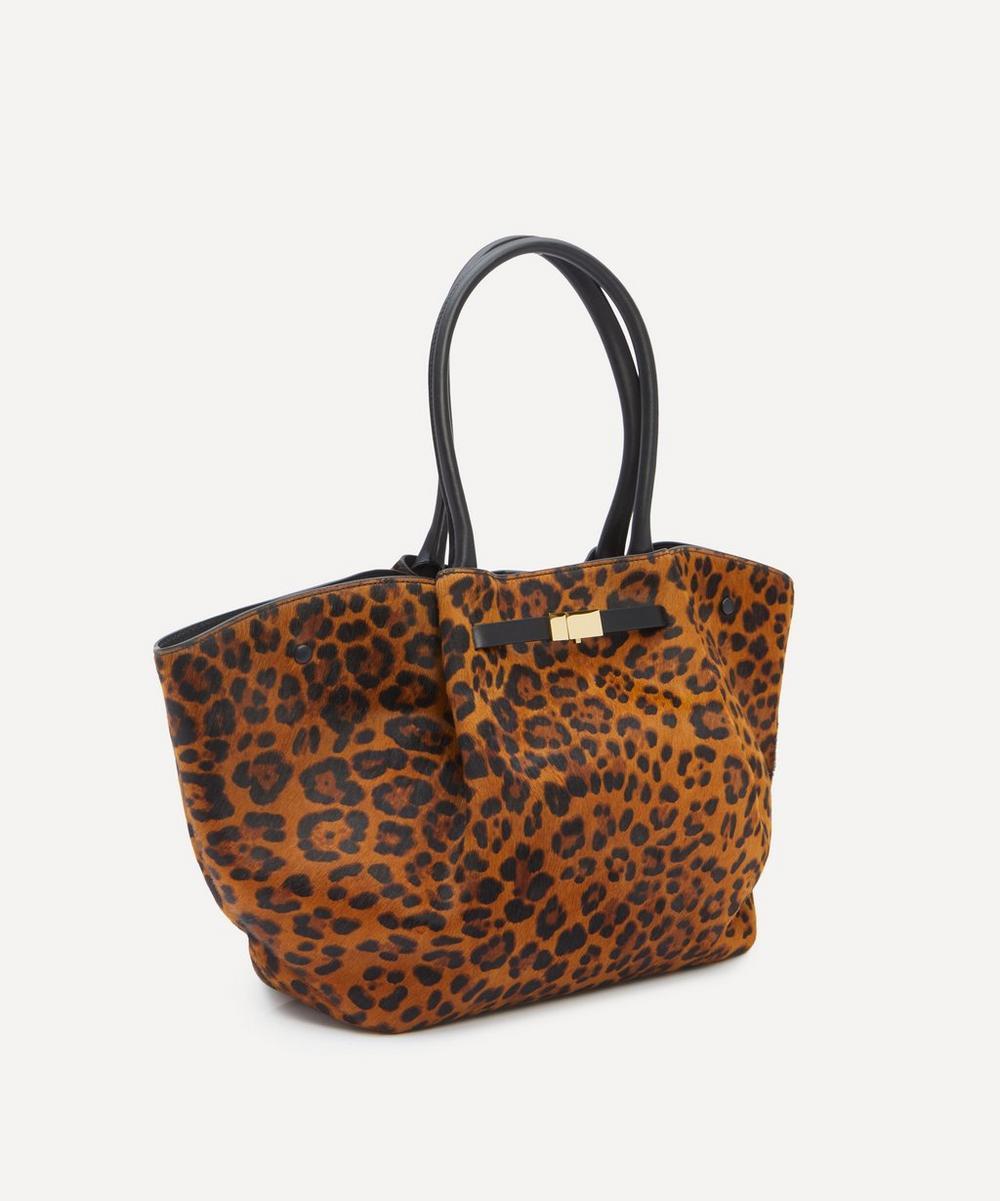 Liberty London DeMellier Midi New York Leopard Tote Bag
