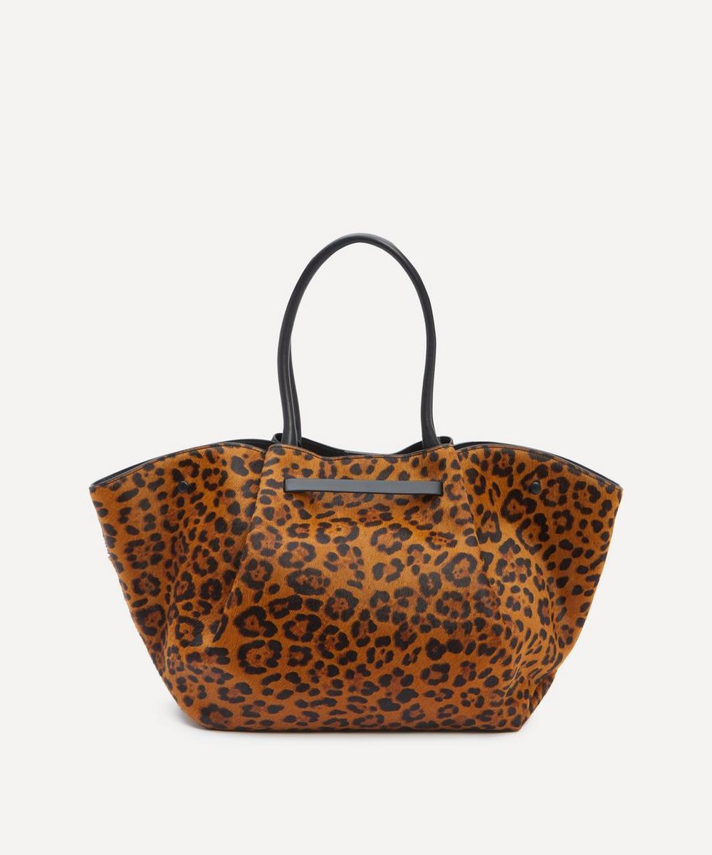 Liberty London DeMellier Midi New York Leopard Tote Bag