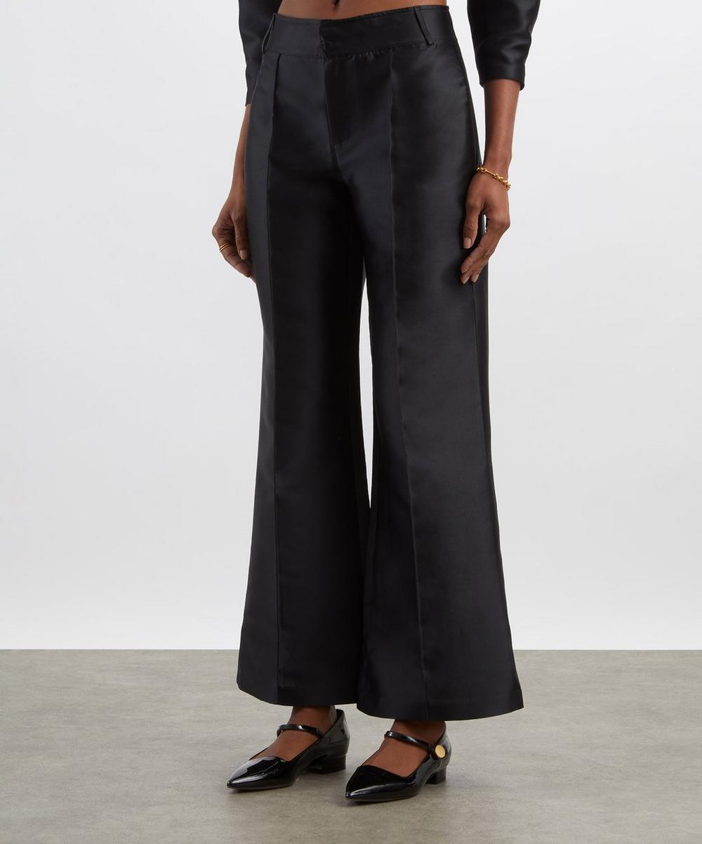 Liberty London Destree Yoshitomo Silk-Blend Trousers