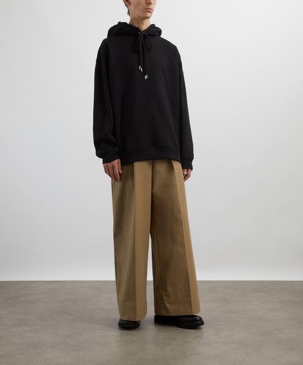 liberty london Dries Van Noten Black Loose-Fit Hoodie