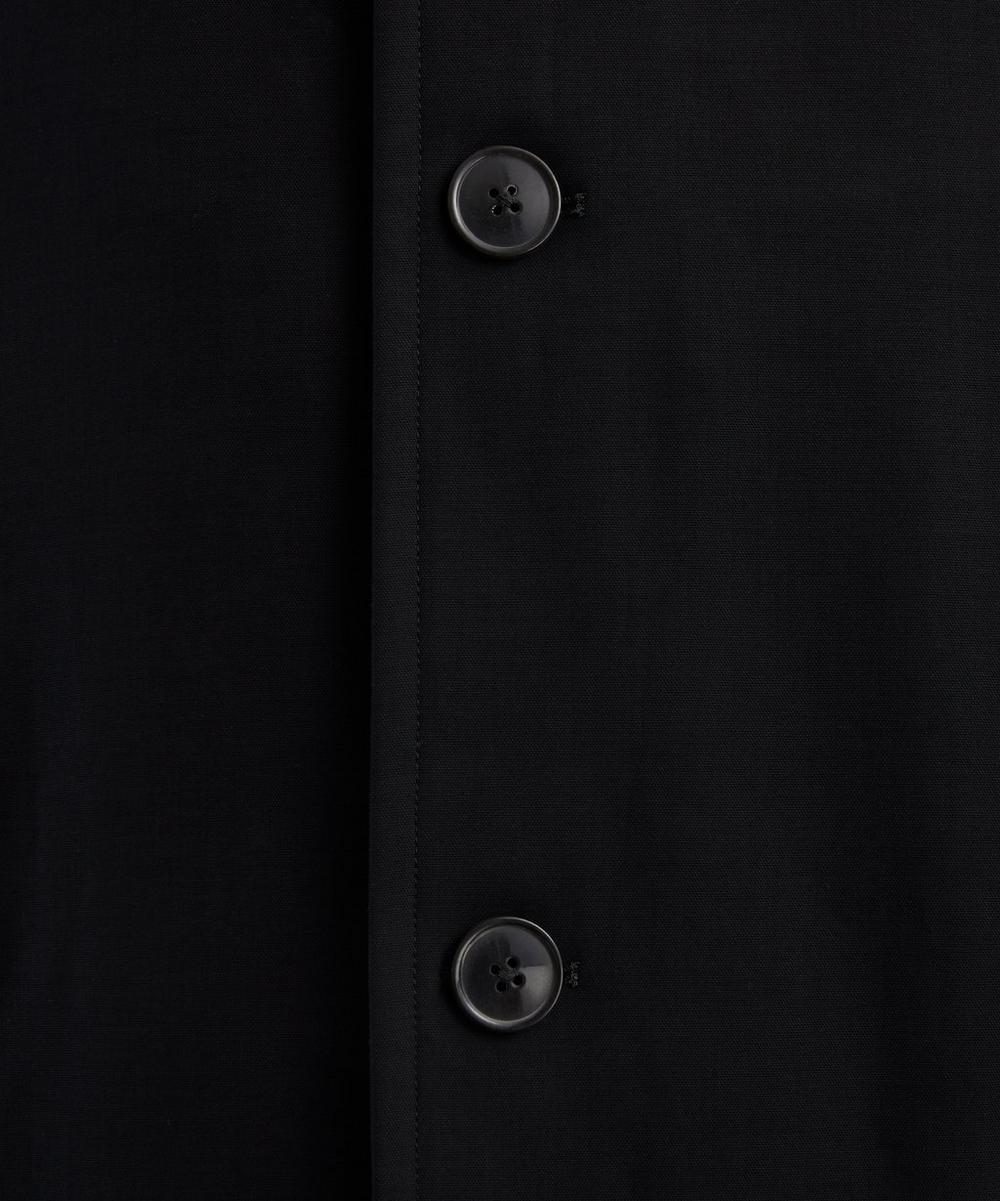 Liberty London Dries Van Noten Black Water-Repellent Mac