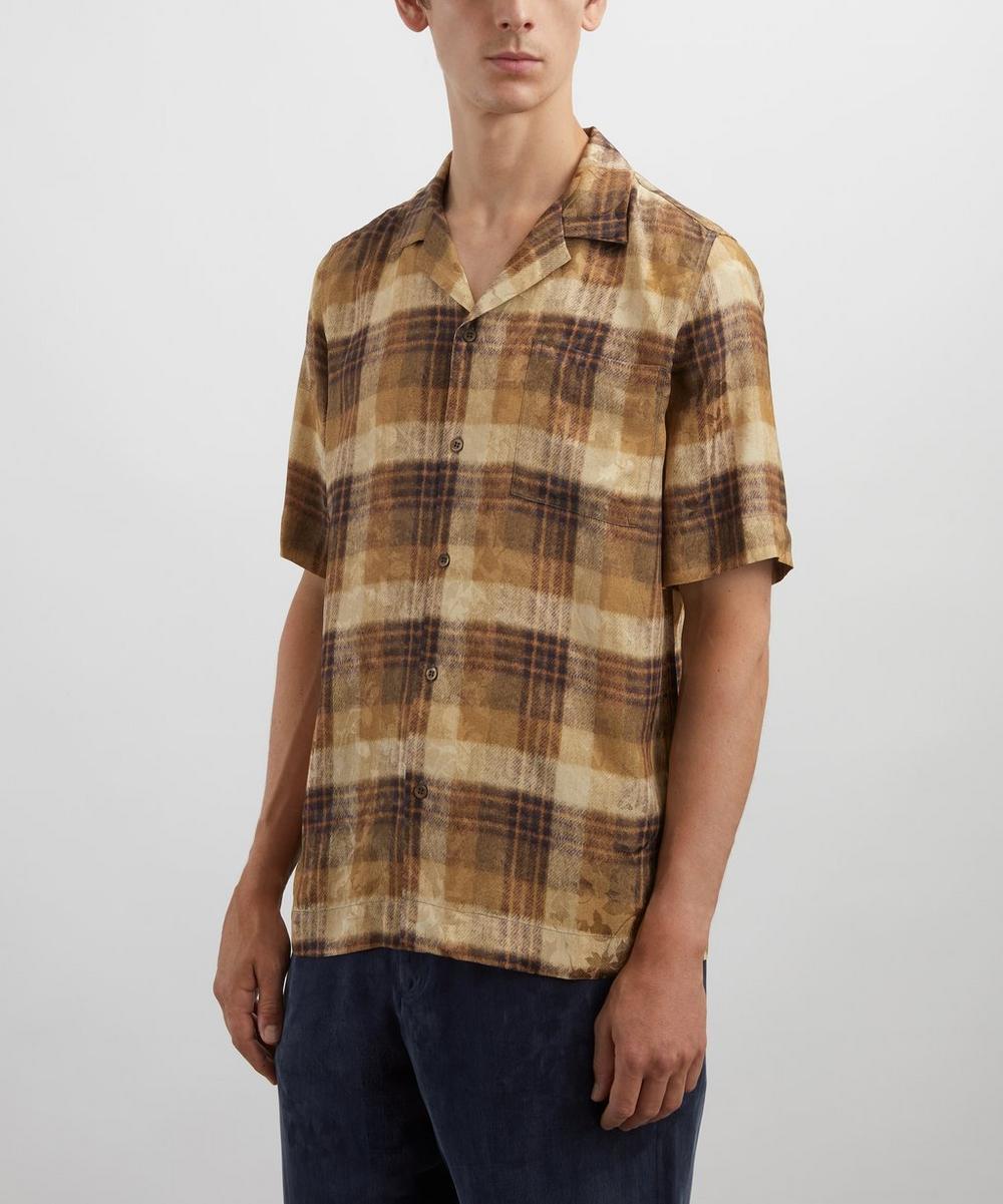 Liberty London Dries Van Noten Boxy Viscose Check Shirt