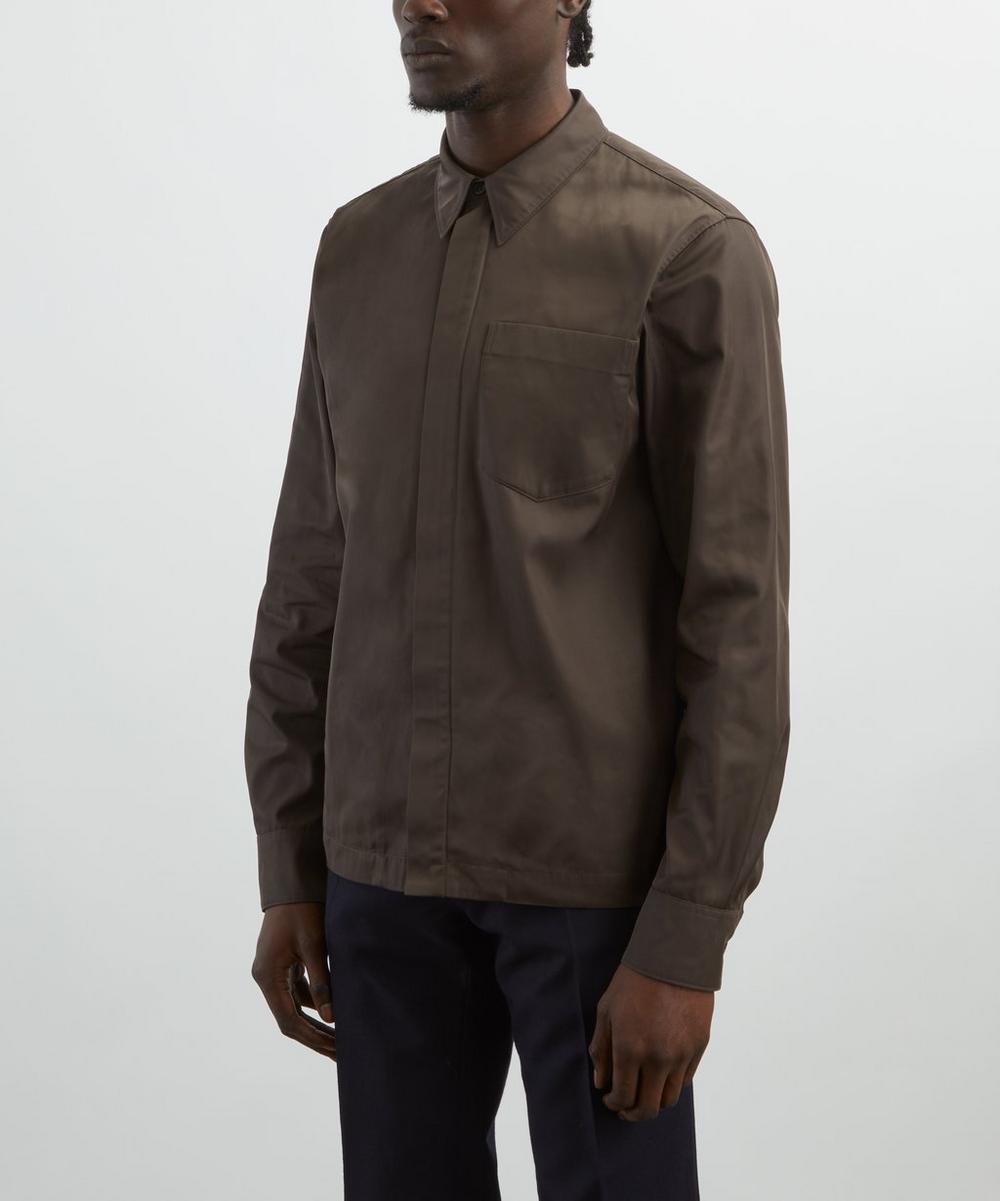 Liberty London Dries Van Noten Brown Shell Overshirt