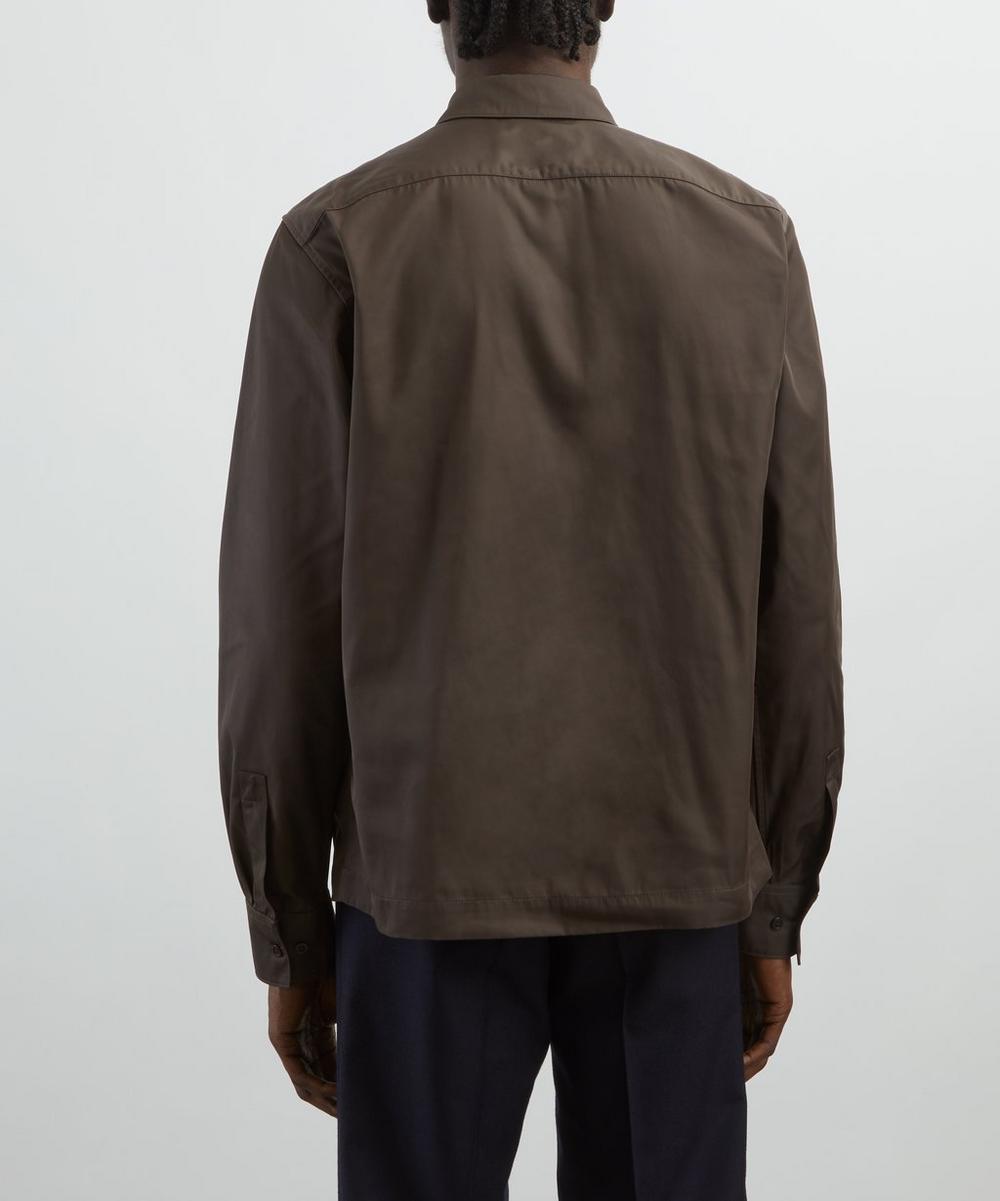 Liberty London Dries Van Noten Brown Shell Overshirt