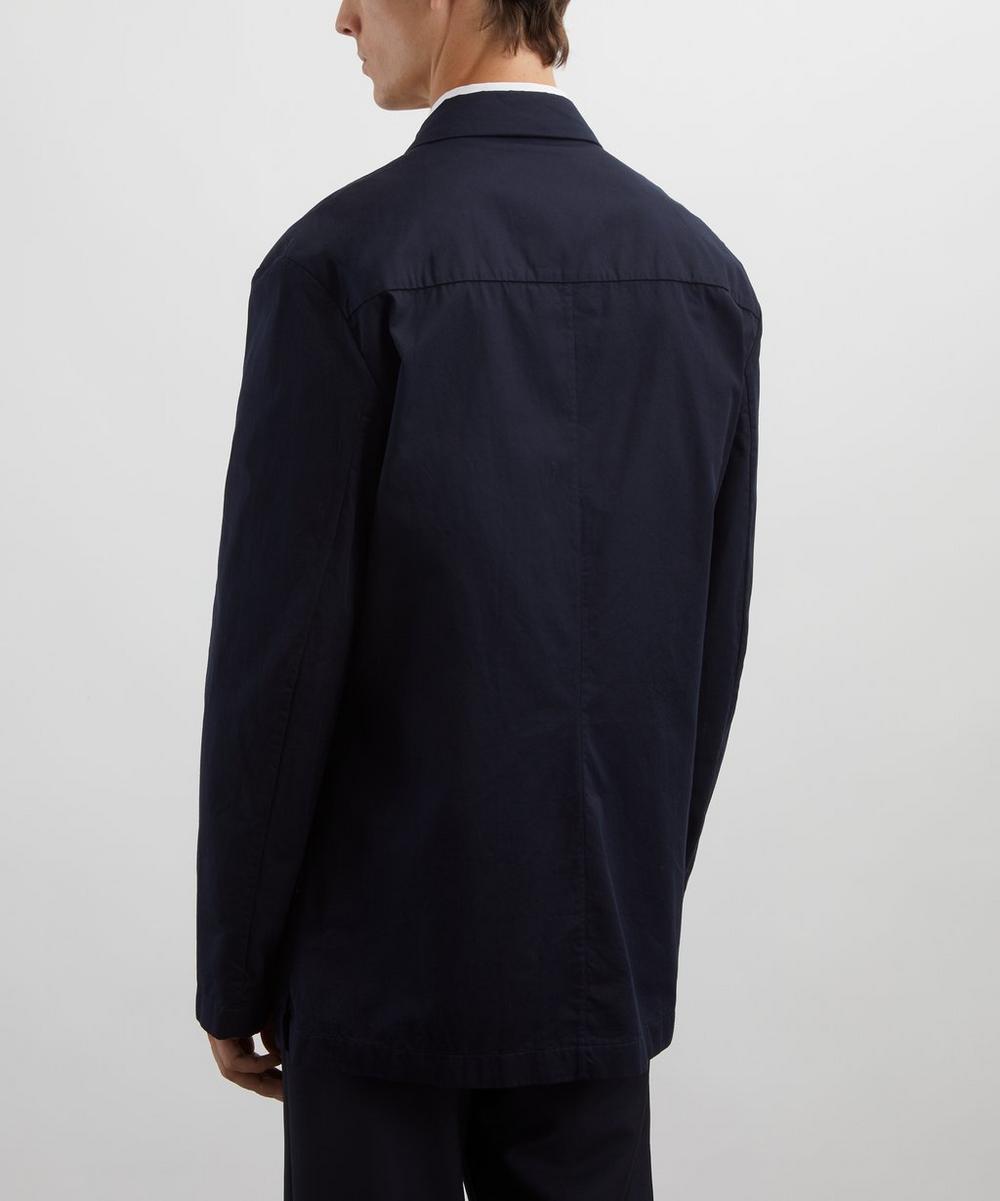 Liberty London Dries Van Noten Double-Breasted Cotton Poplin Blazer