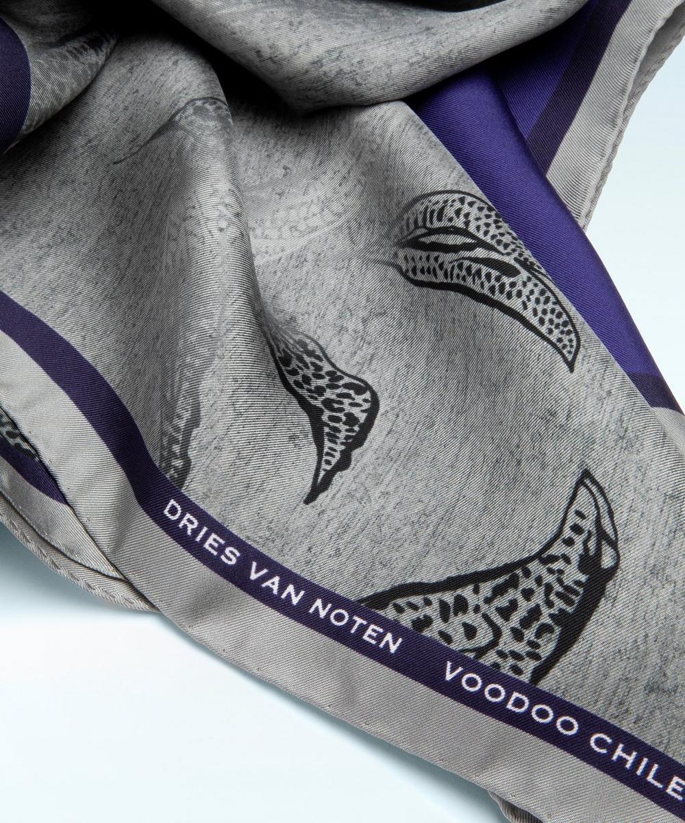 liberty london Dries Van Noten Foulard Voodoo Chile Silk Scarf