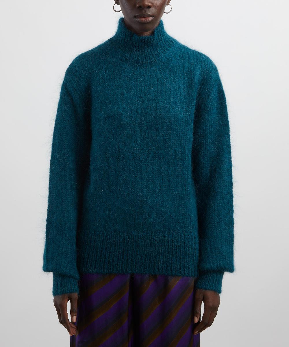 Liberty London Dries Van Noten Loose-Fit Mohair Jumper