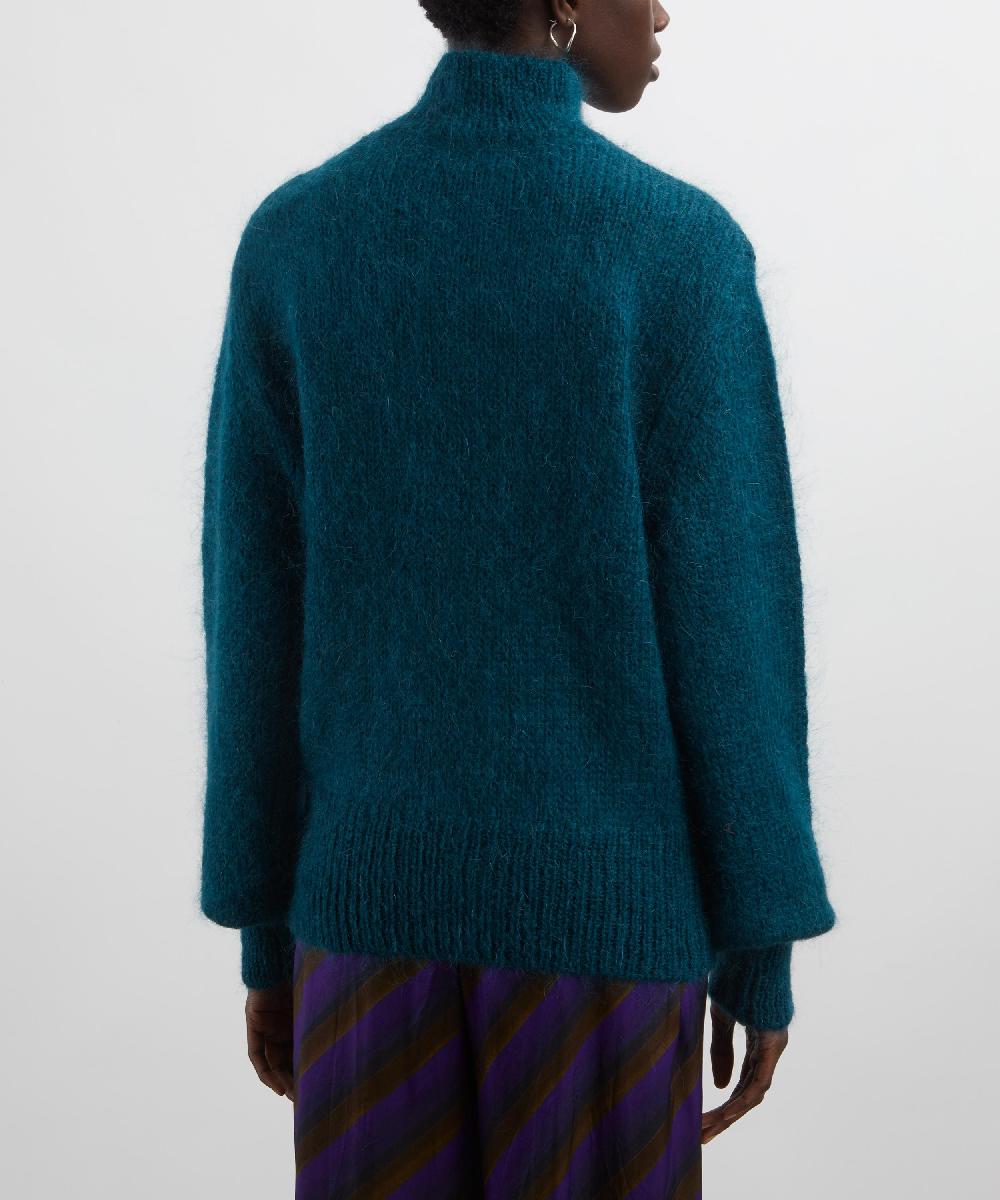 Liberty London Dries Van Noten Loose-Fit Mohair Jumper