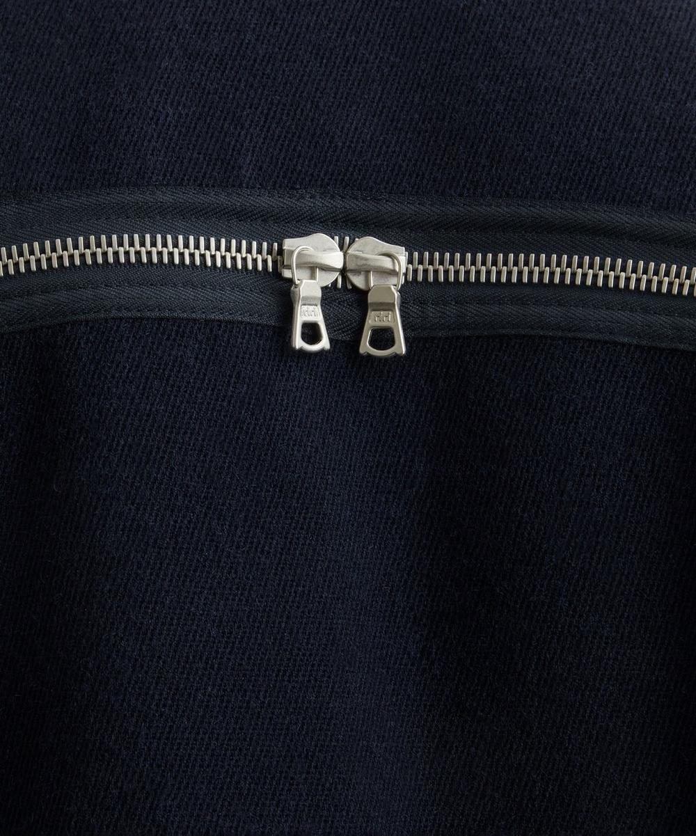 Liberty London Dries Van Noten Navy Padded Wool Jacket