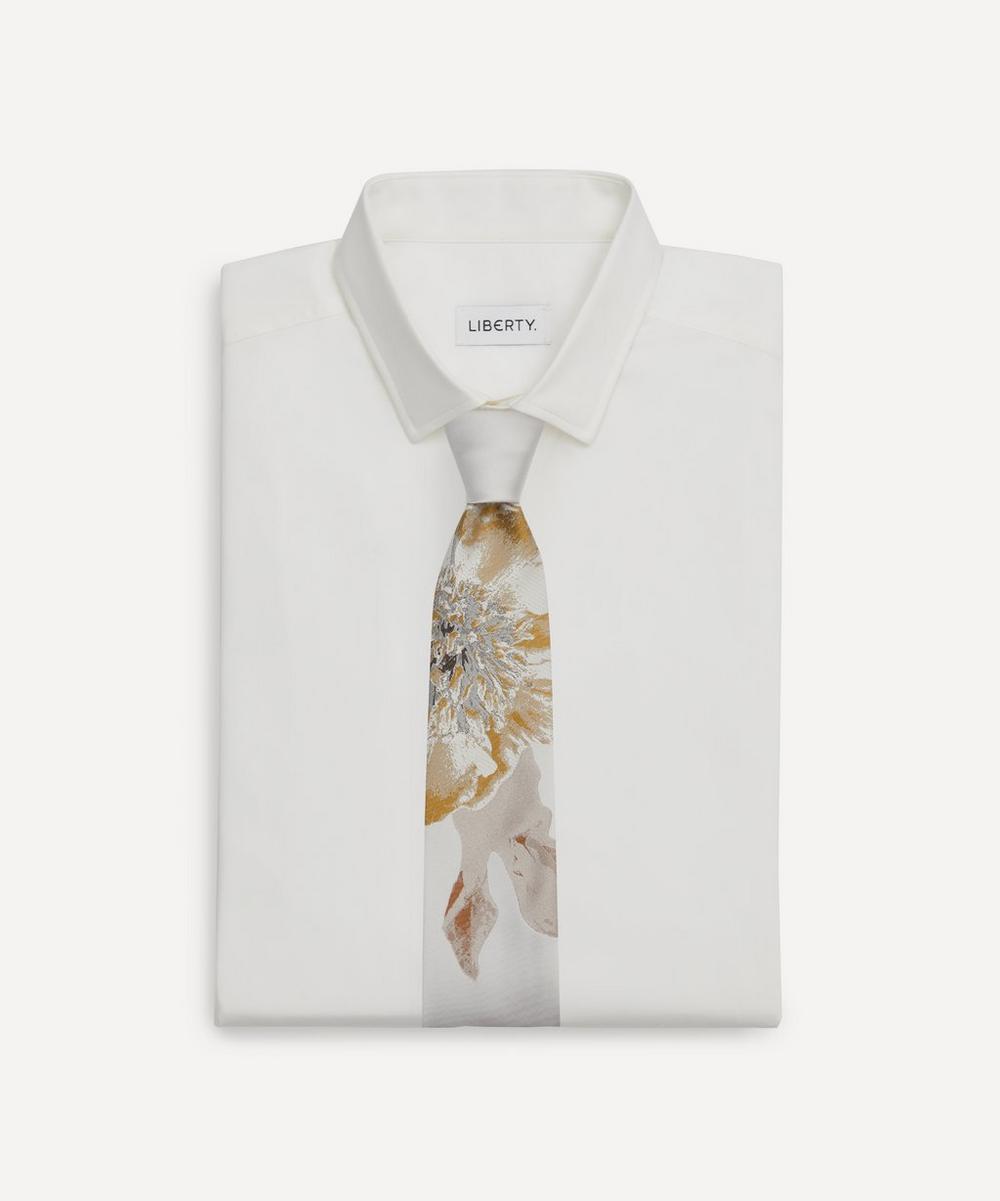 liberty london Dries Van Noten Pearl Floral Silk Tie