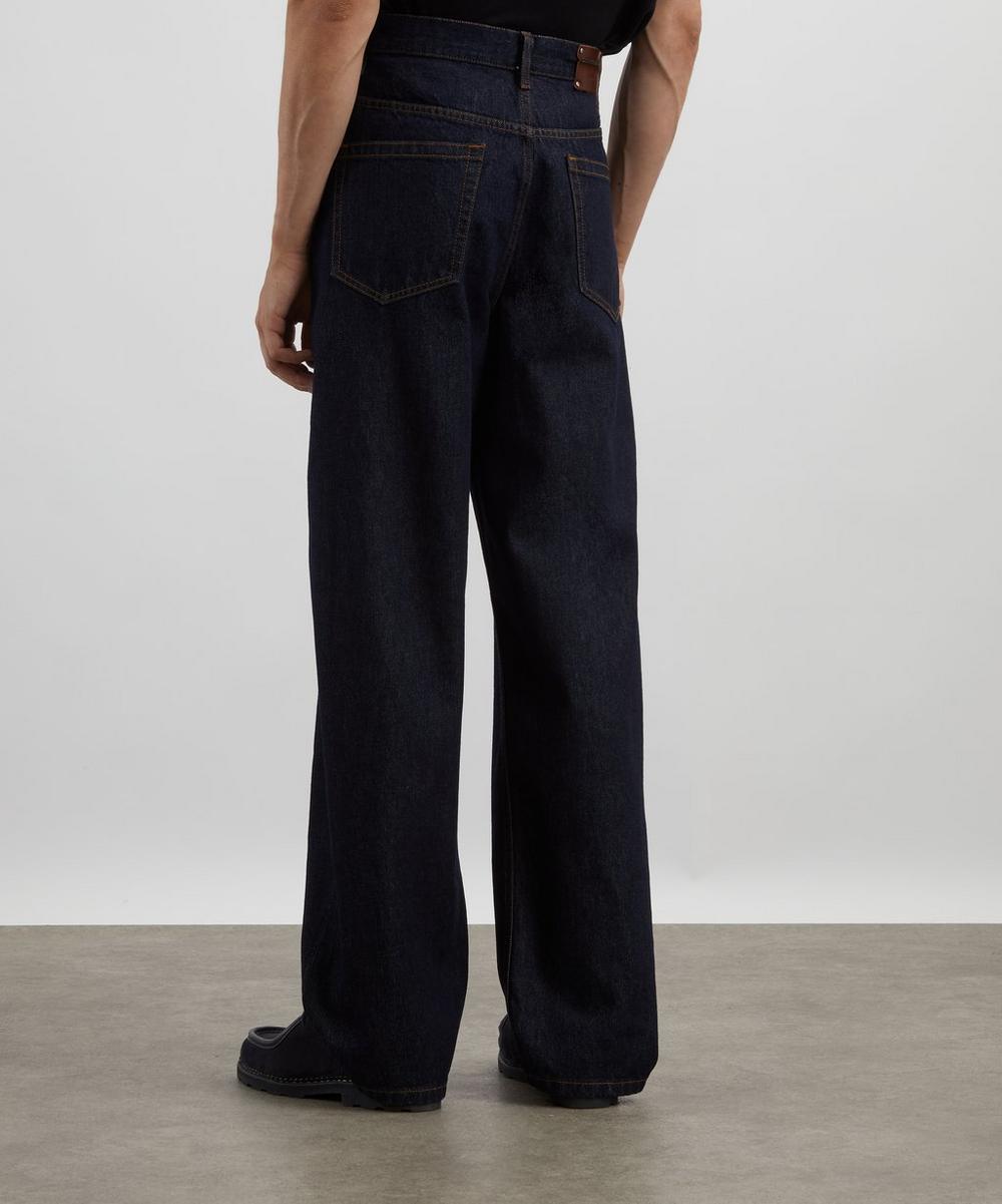 Liberty London Dries Van Noten Pine Straight-Cut Denim Jeans