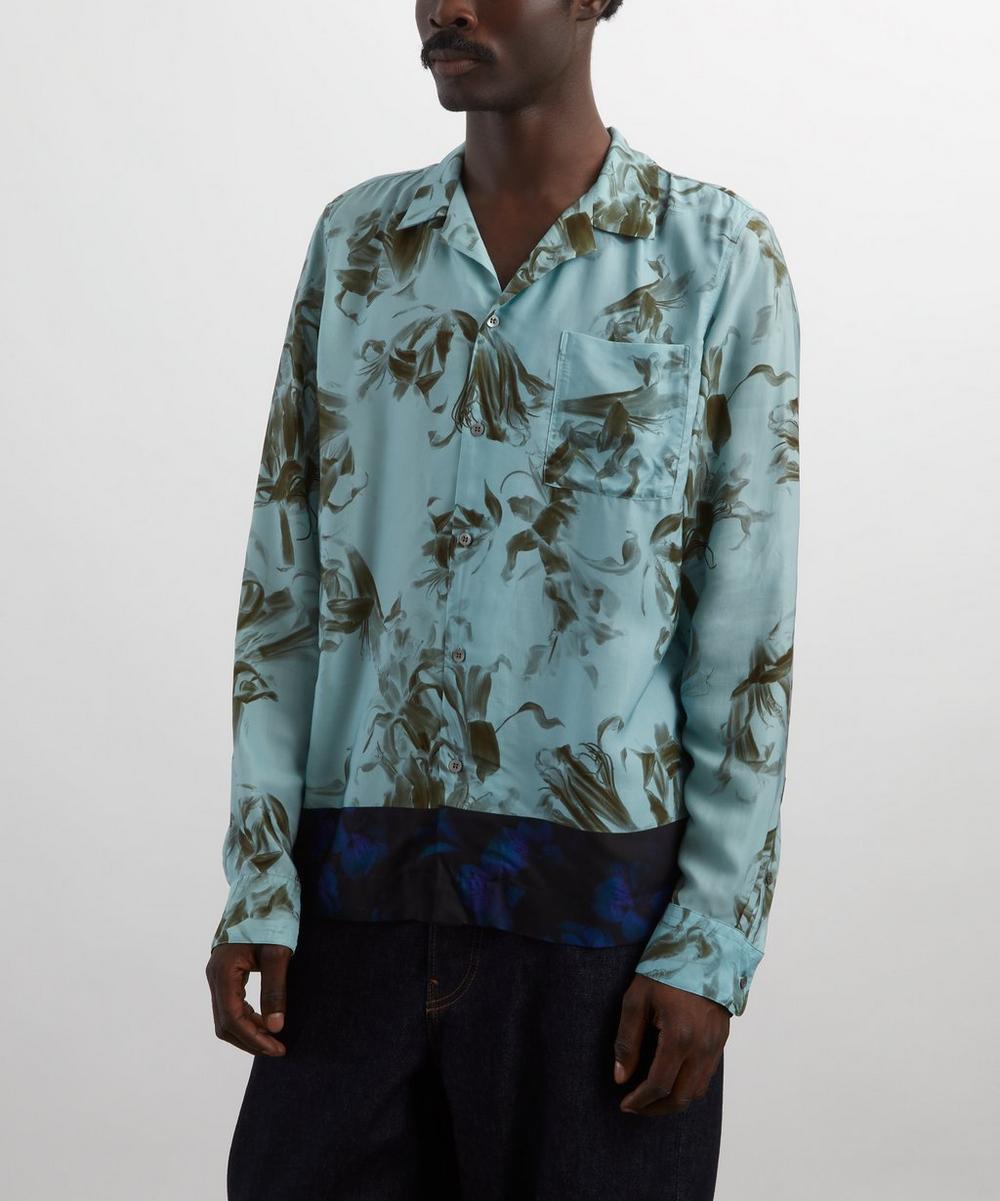 Liberty London Dries Van Noten Two-Tone Floral Shirt