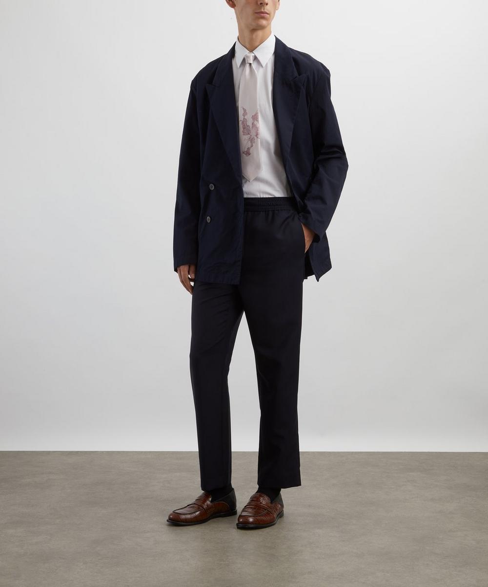 liberty london Dries Van Noten White Cotton Poplin Shirt