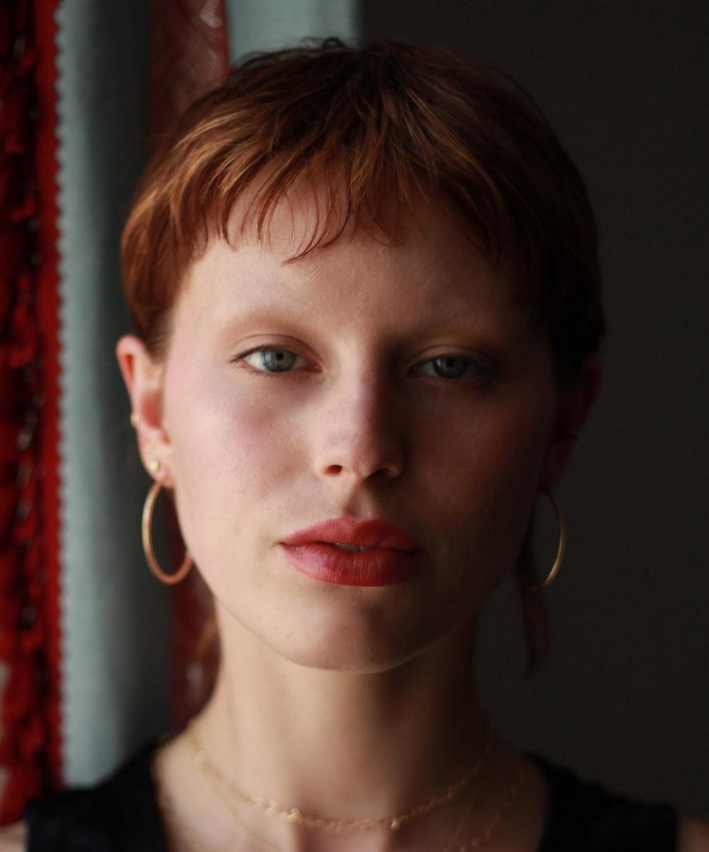 liberty london Ellis Mhairi Cameron 14ct Gold LI 40mm Wide Crush Hoop Earrings