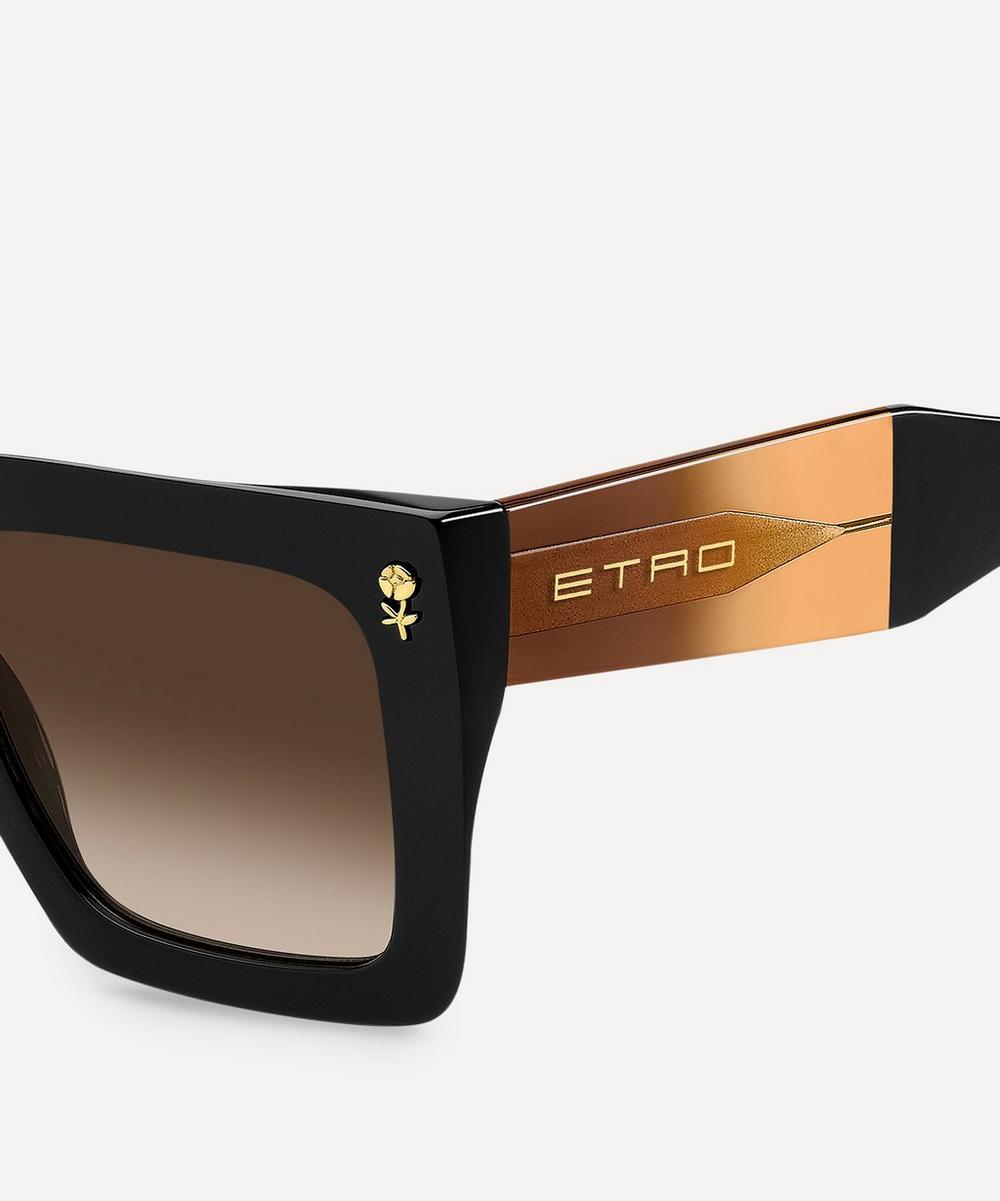 Liberty London Etro Colour Stripes Square Sunglasses