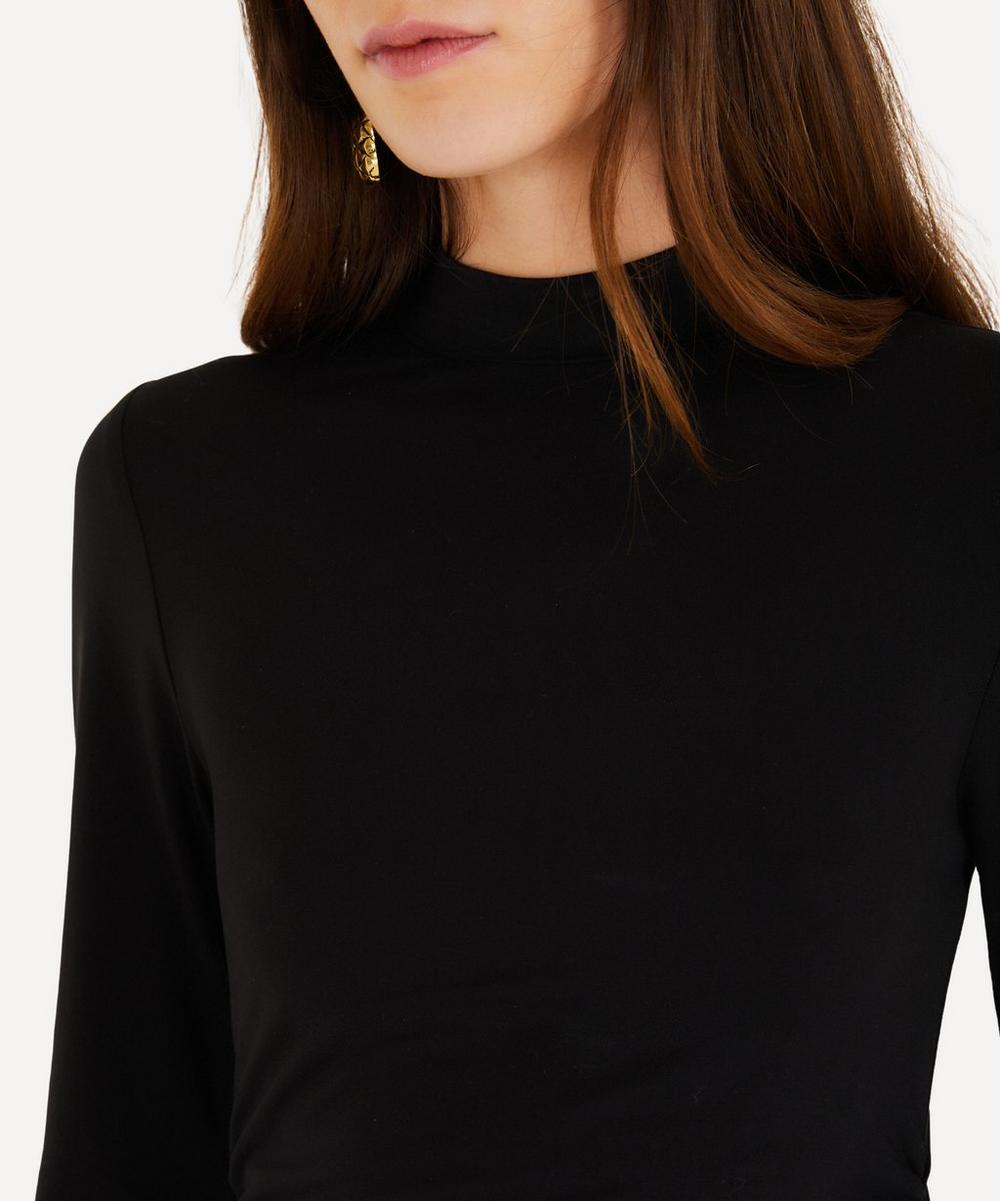 Liberty London FARM Rio Black Jersey Long-Sleeve Blouse