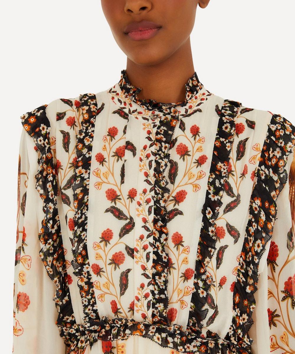 Liberty London FARM Rio Cream Berry Garden Mini Dress