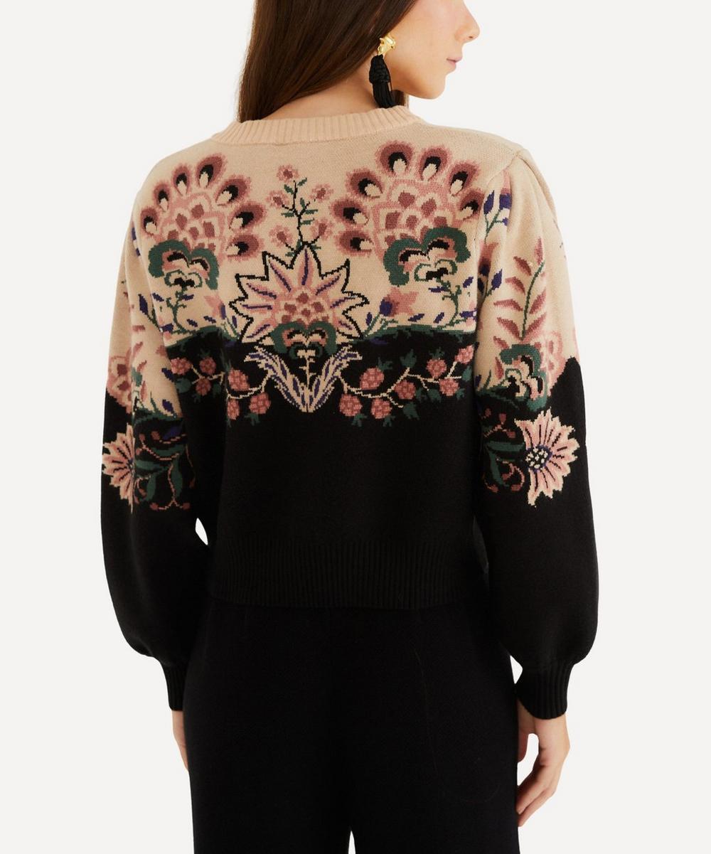 liberty london FARM Rio Mixed Belle Garden Knit Cardigan