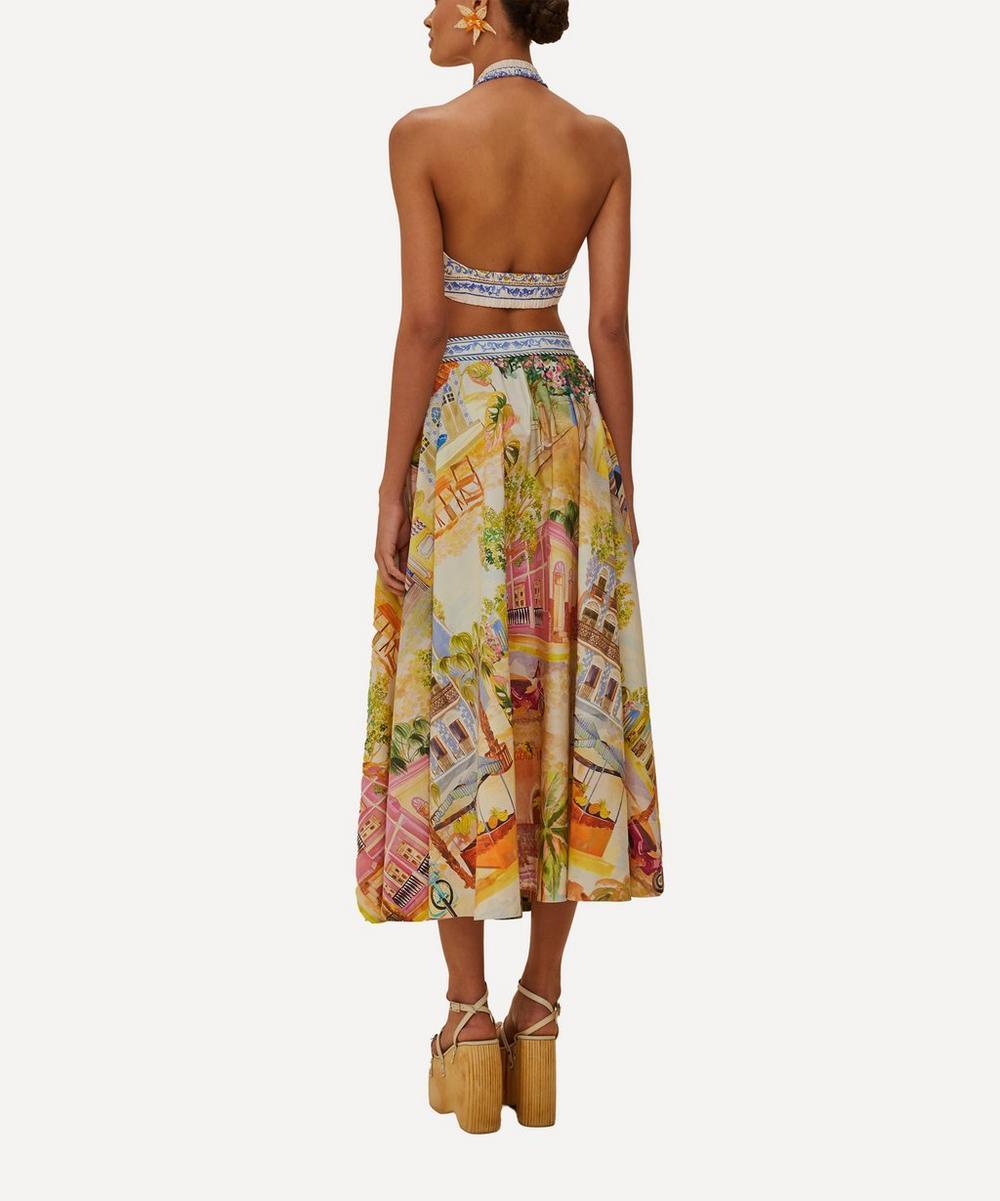 liberty london FARM Rio Multicolor Aracati Midi Skirt