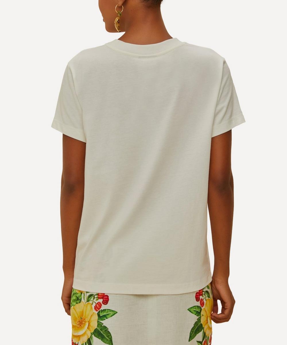 liberty london FARM Rio Off-White Corazón Tropical T-Shirt