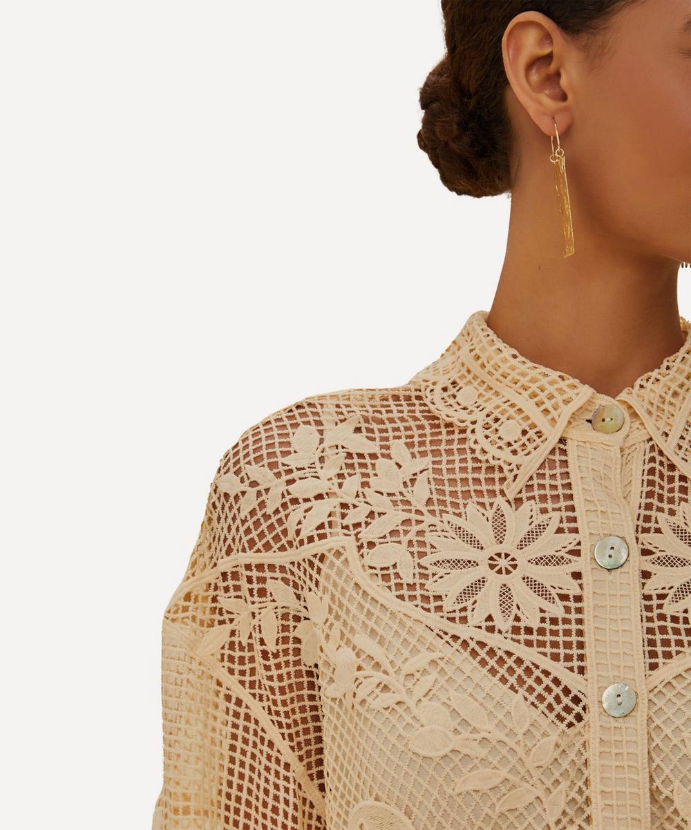 Liberty London FARM Rio Sand Landscape Guipure Shirt