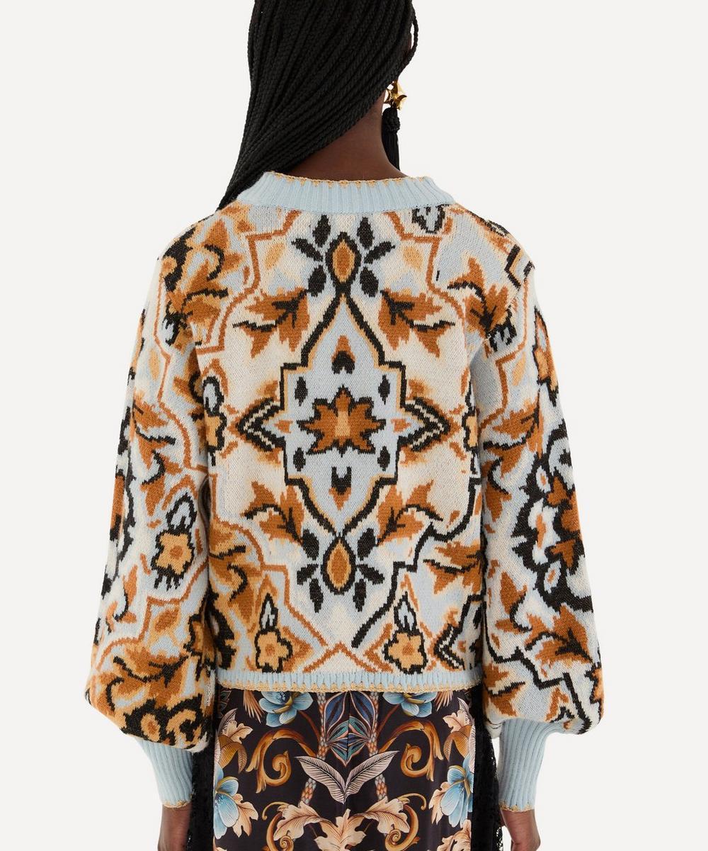 Liberty London FARM Rio Stripes Winter Tapestry Knit Jumper