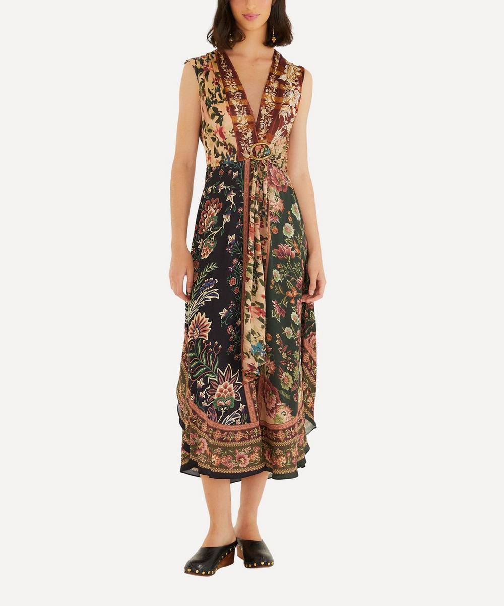 liberty london FARM Rio Winter Garden Mix Maxi Dress