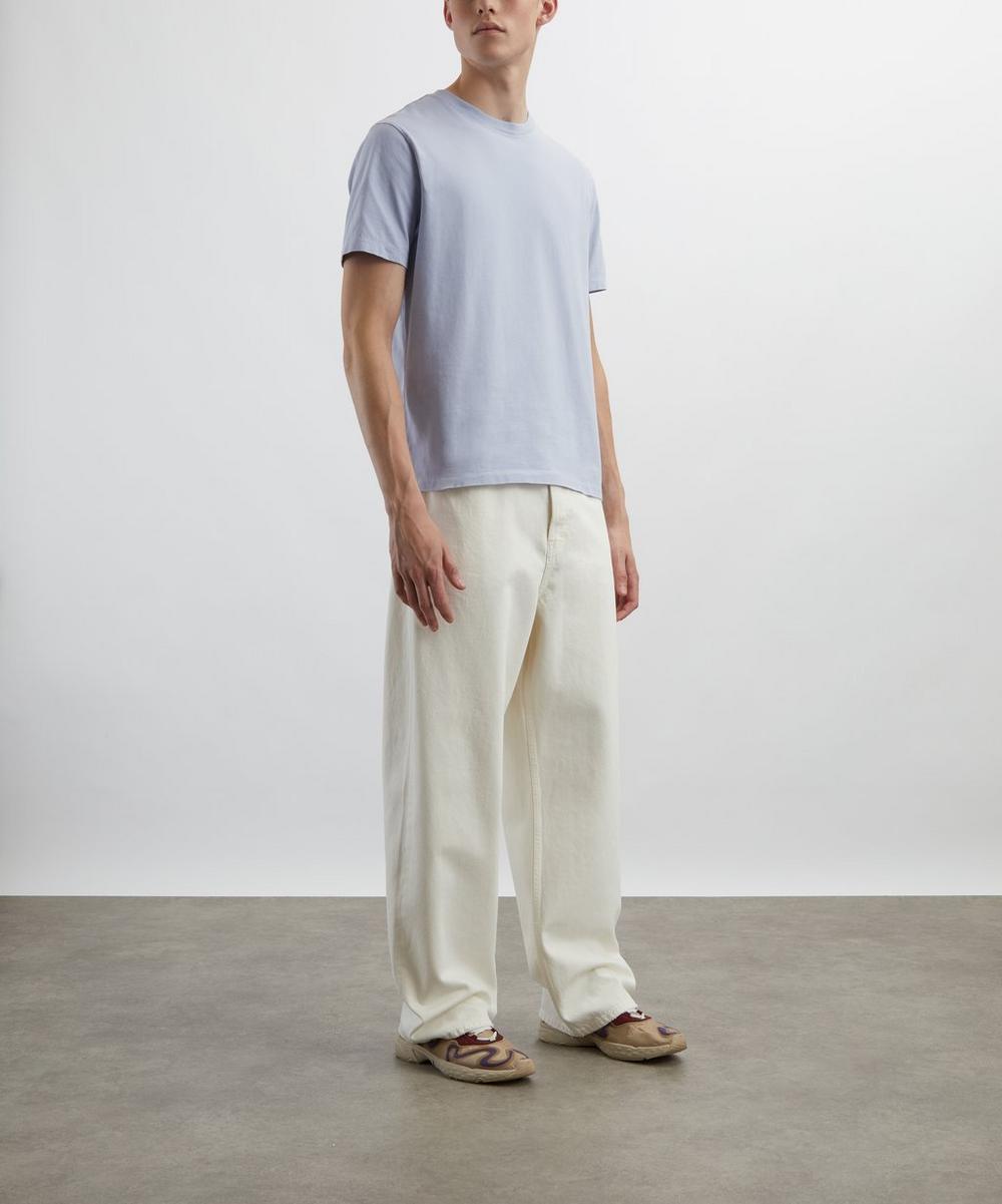 liberty london Frame Baggy Jeans in Off White Grind