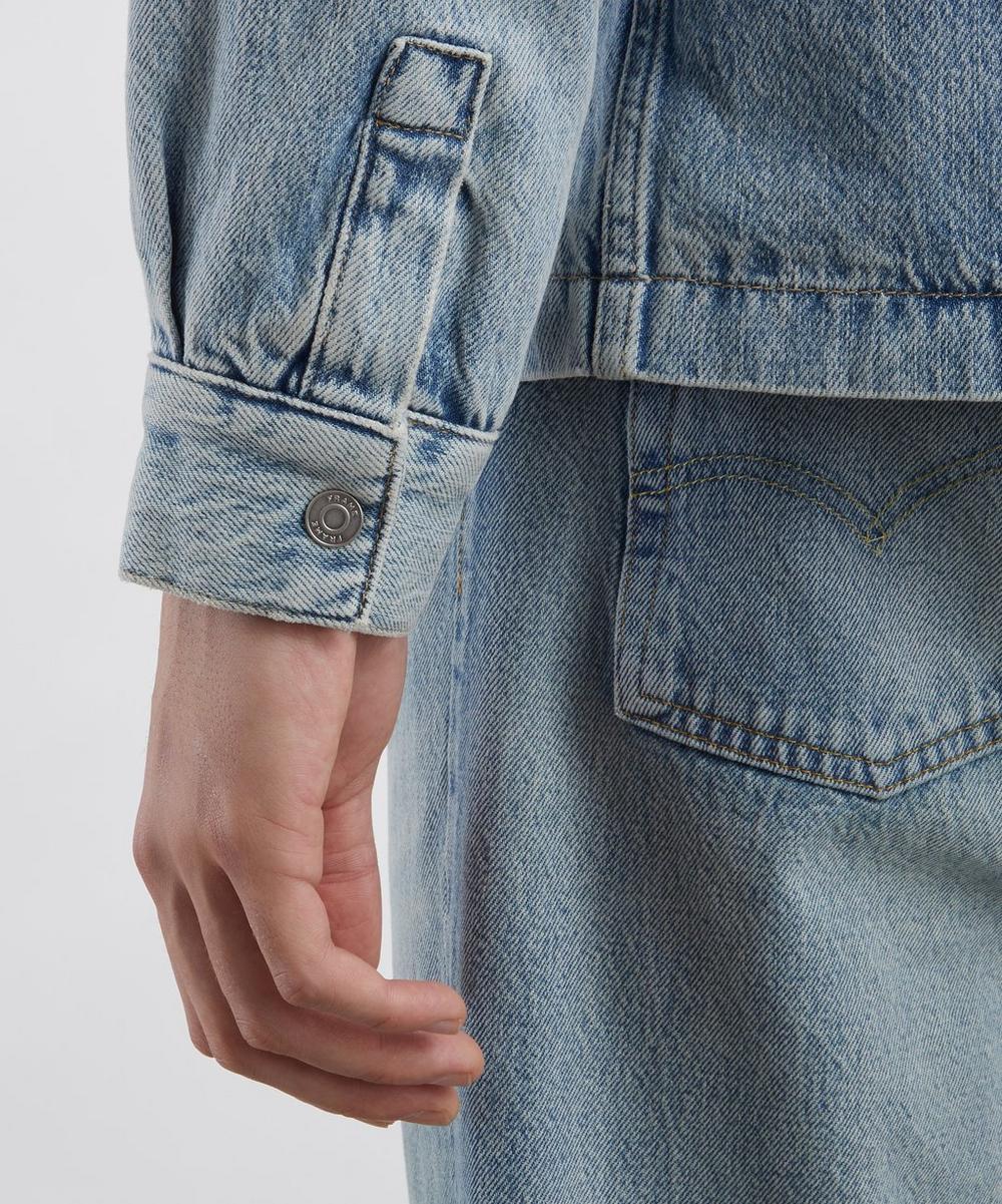 Liberty London Frame Contrast Collar Denim Overshirt