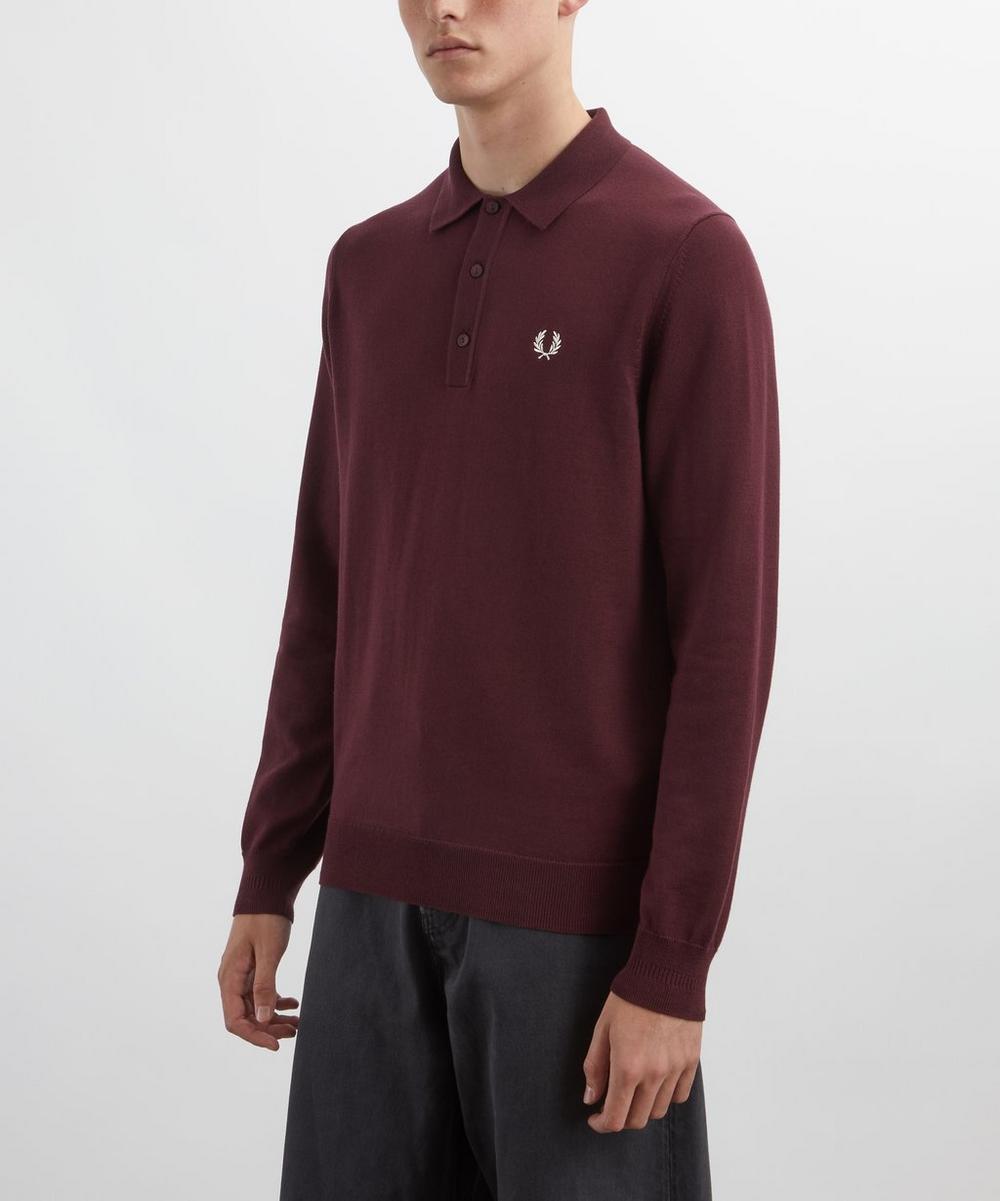 Liberty London Fred Perry Classic Knitted Long-Sleeve Shirt