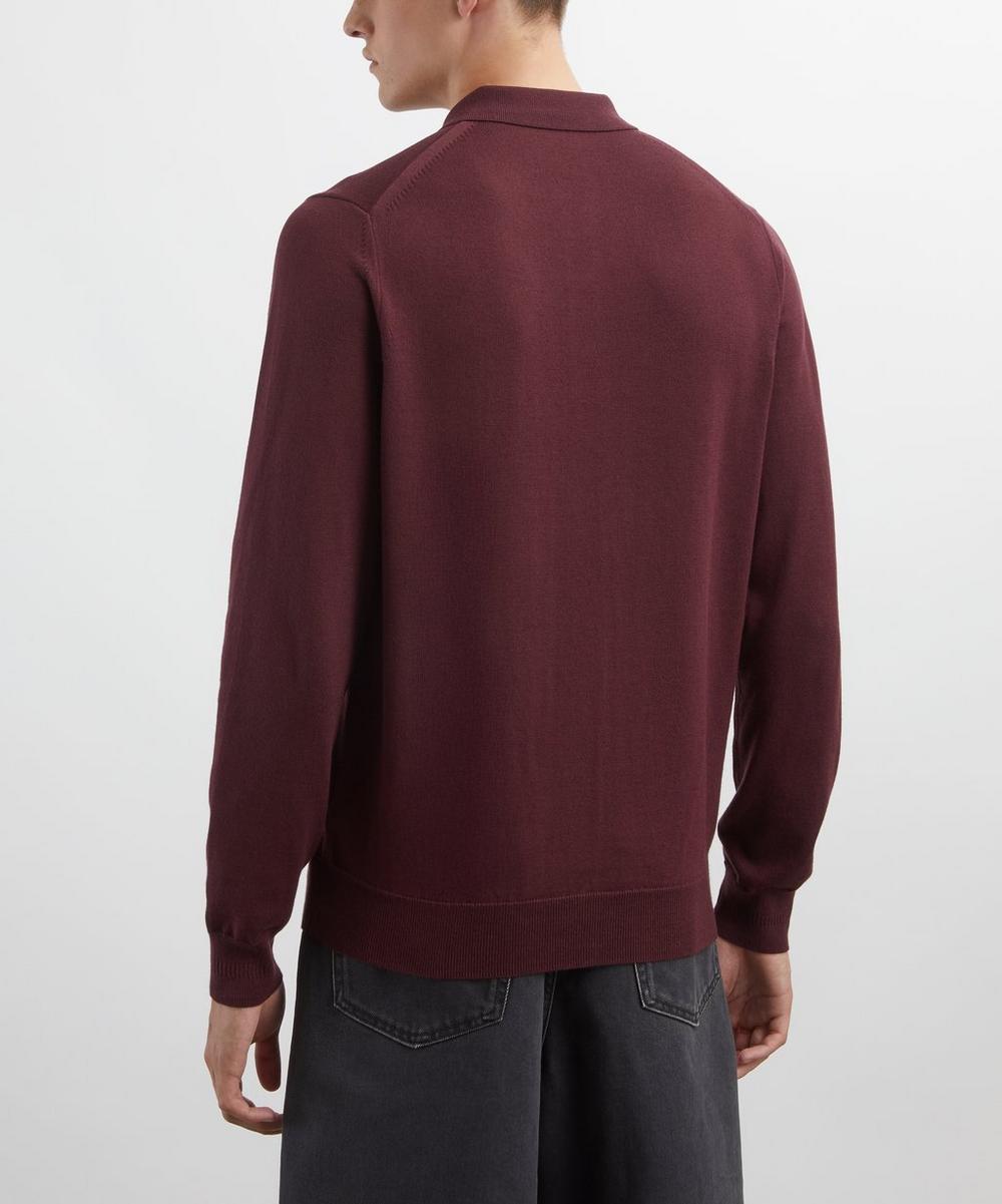 Liberty London Fred Perry Classic Knitted Long-Sleeve Shirt