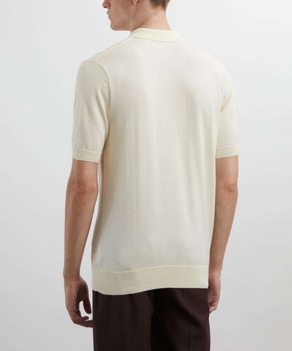 Liberty London Fred Perry Textured Cable-Knit Shirt