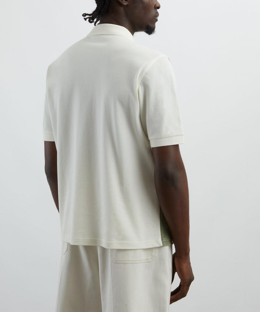 Liberty London Fred Perry Towelling Panel Polo Shirt