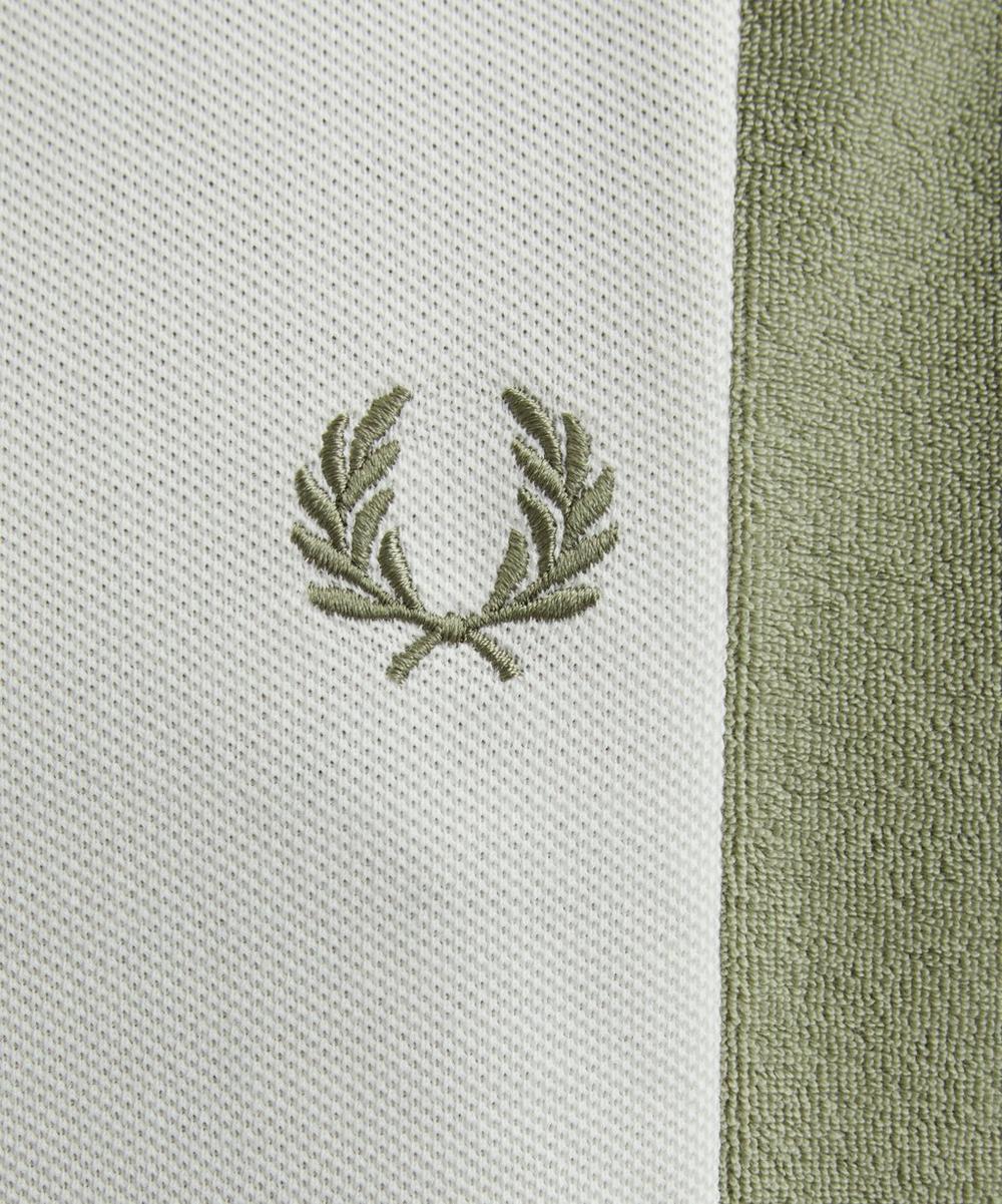Liberty London Fred Perry Towelling Panel Polo Shirt