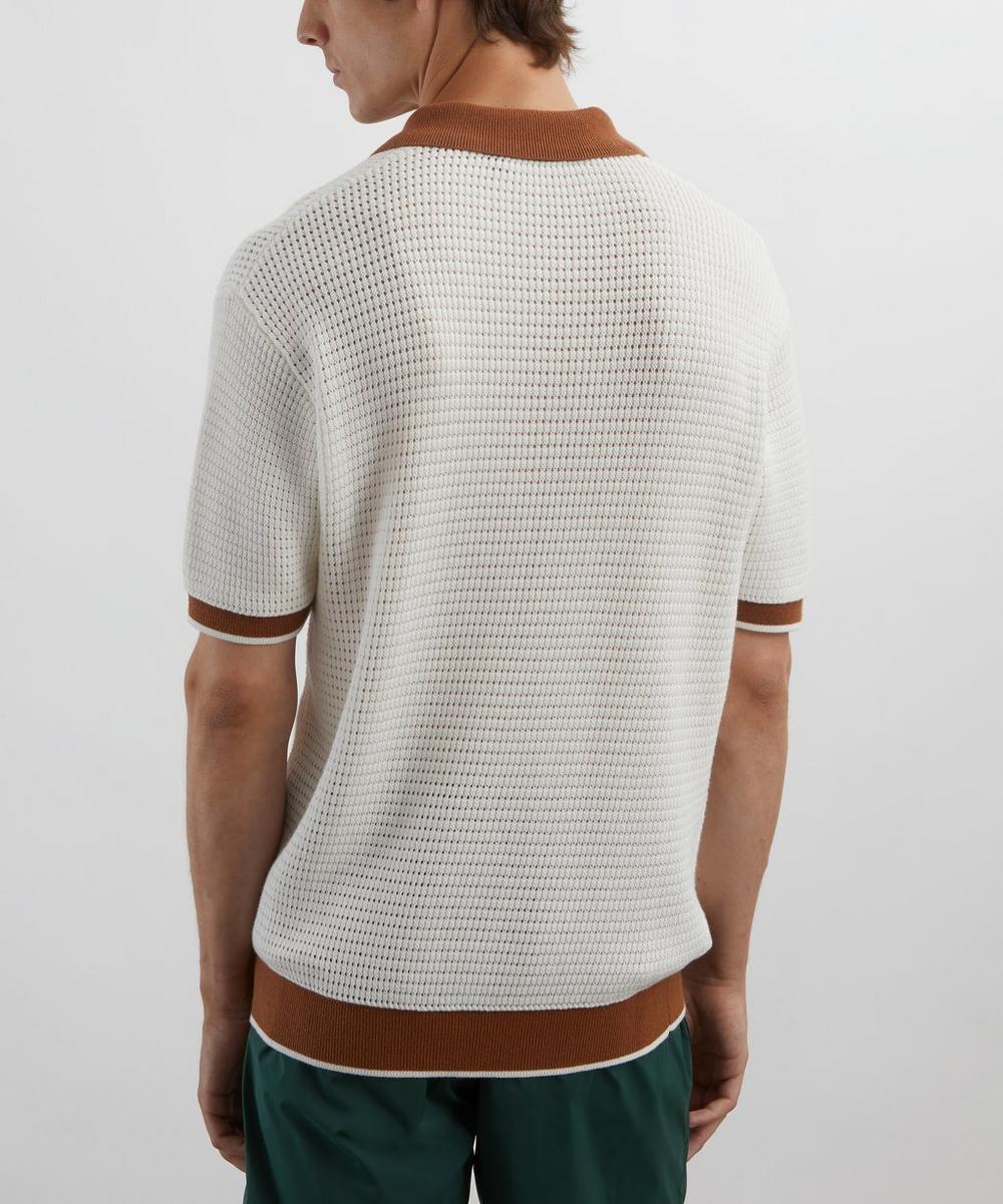 Liberty London Frescobol Carioca Vidal Cotton Crochet Polo