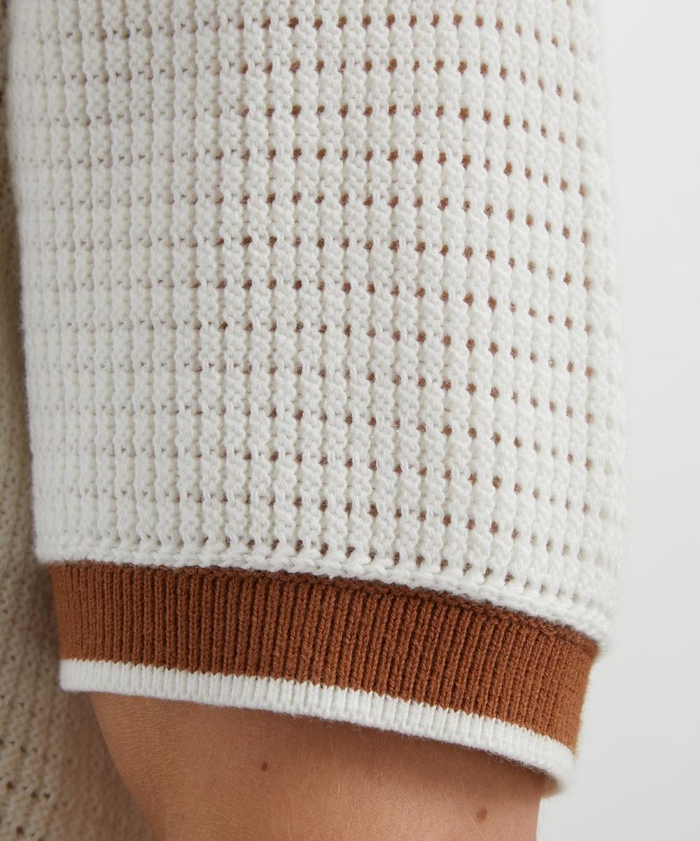 Liberty London Frescobol Carioca Vidal Cotton Crochet Polo