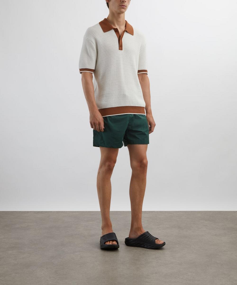 liberty london Frescobol Carioca Vidal Cotton Crochet Polo