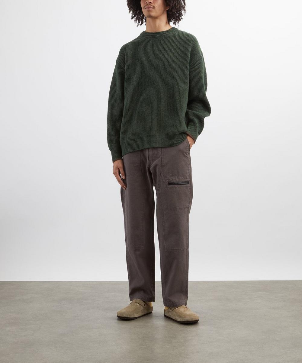 liberty london FrizmWORKS Patch Knit Crewneck Jumper