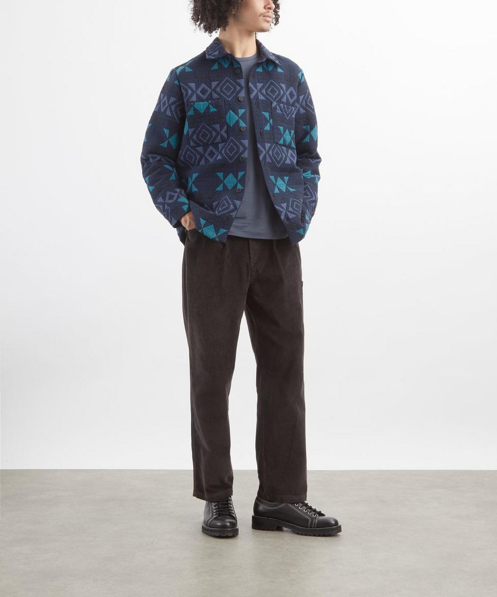 liberty london FrizmWORKS Wide One Tuck Corduroy Trousers