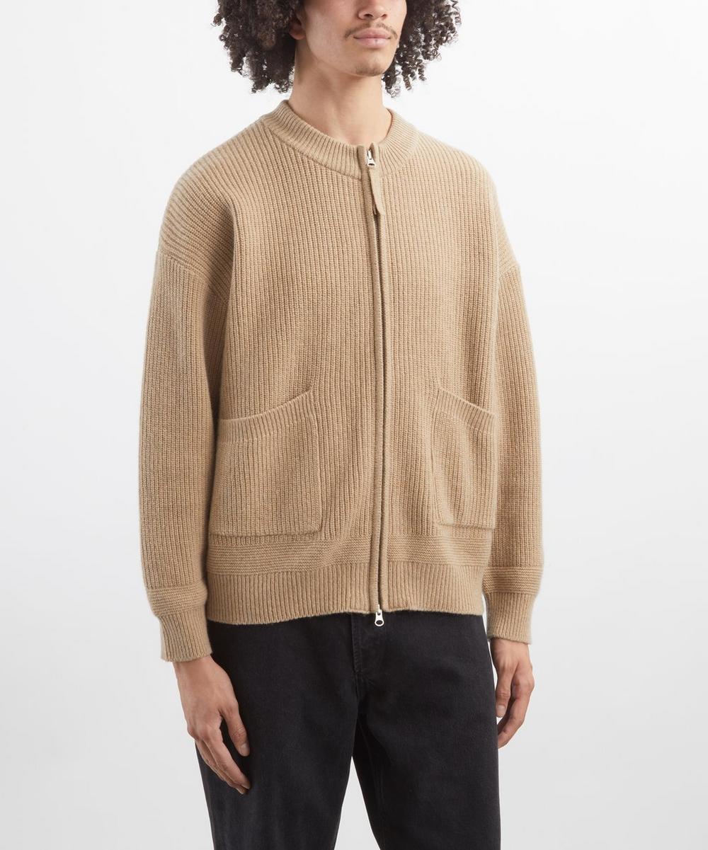 Liberty London FrizmWORKS Wool Deck Zip Up Cardigan