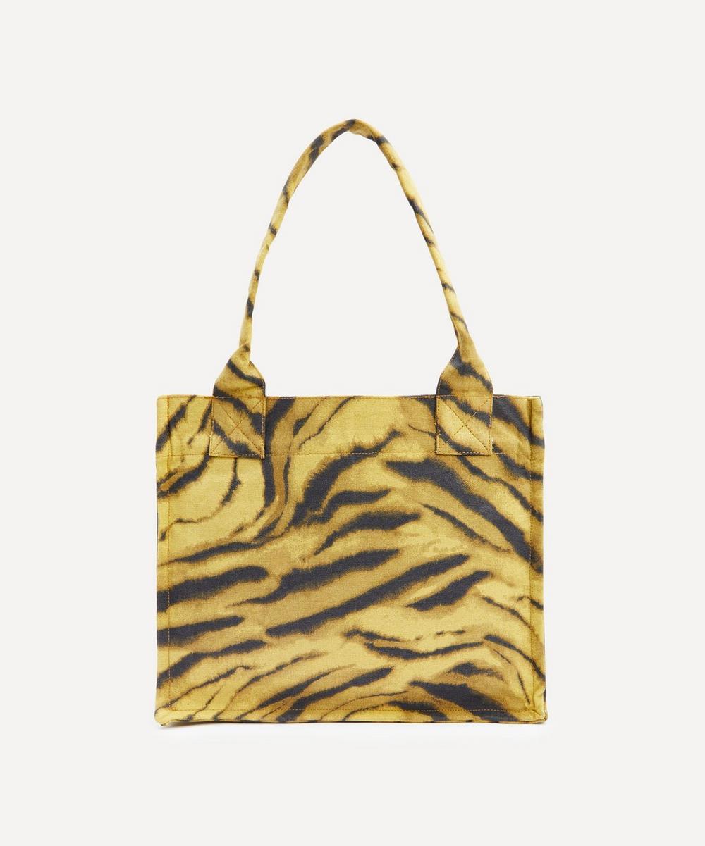 Liberty London Ganni Zebra Print Large Shopper Tote